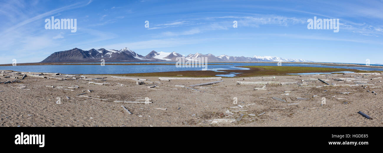 Spitsbergen, Svalbard, Poolepynten, Stock Photo