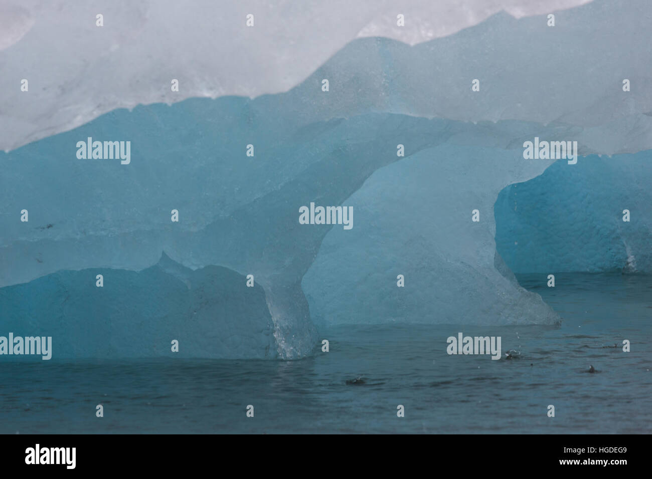 Spitsbergen, ice, floes, Stock Photo