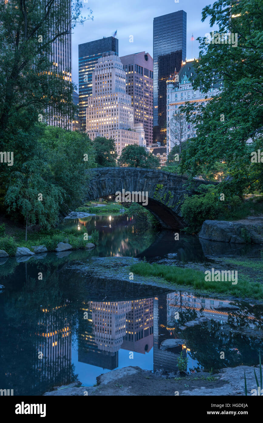 East Coast, New York, Manhattan, Central Park Stock Photo