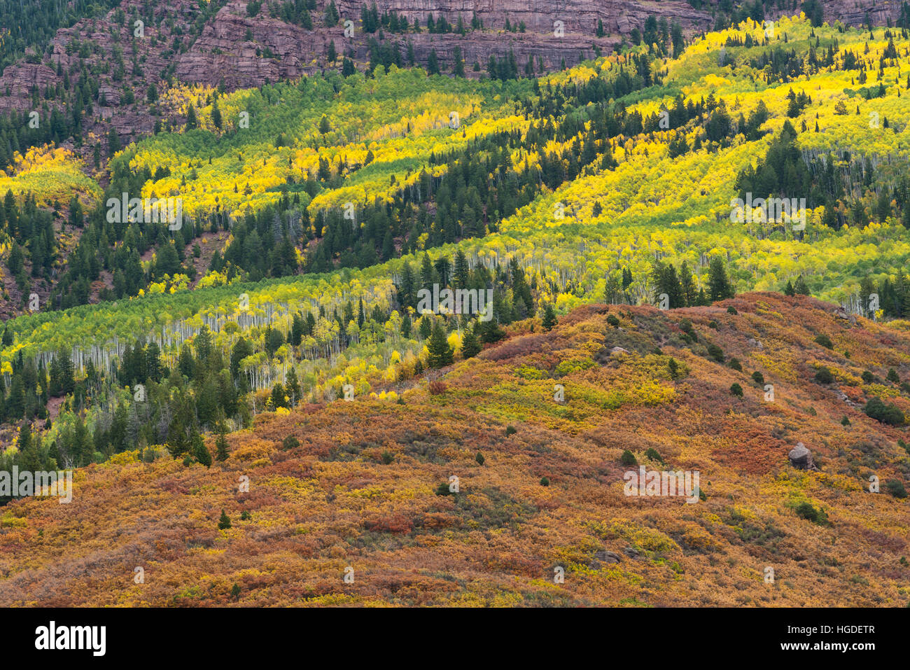 Colorado, McClure Pass in the Colorado Rockies Stock Photo Alamy