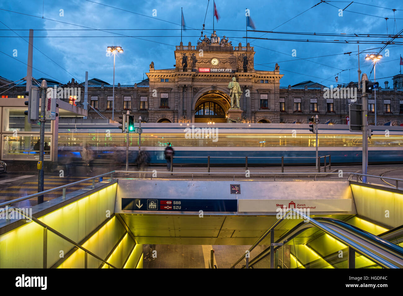 Zurich train station hires stock photography and images Alamy