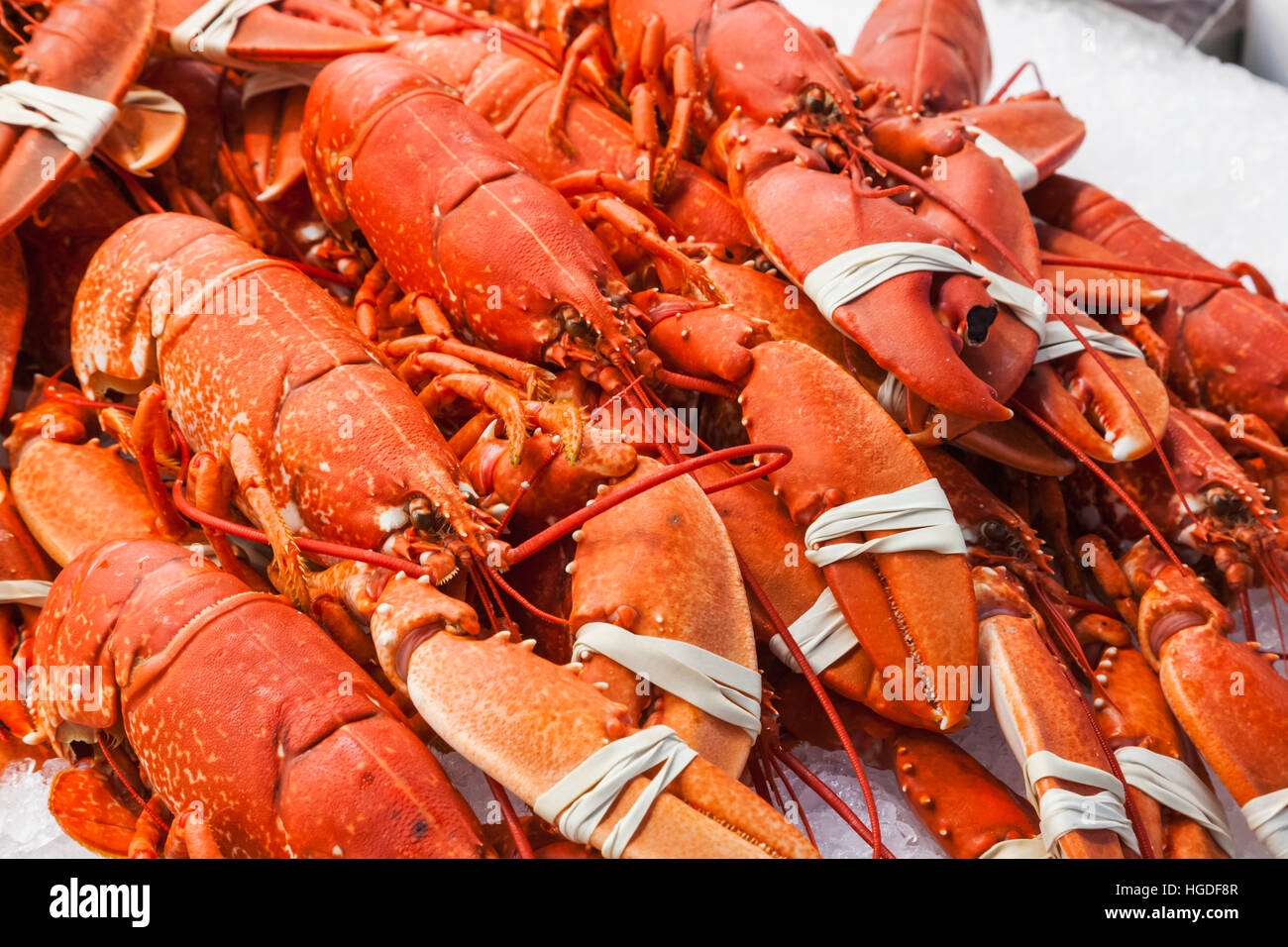 United Kingdom, Channel Islands, Jersey, St. Helier, Fish Market