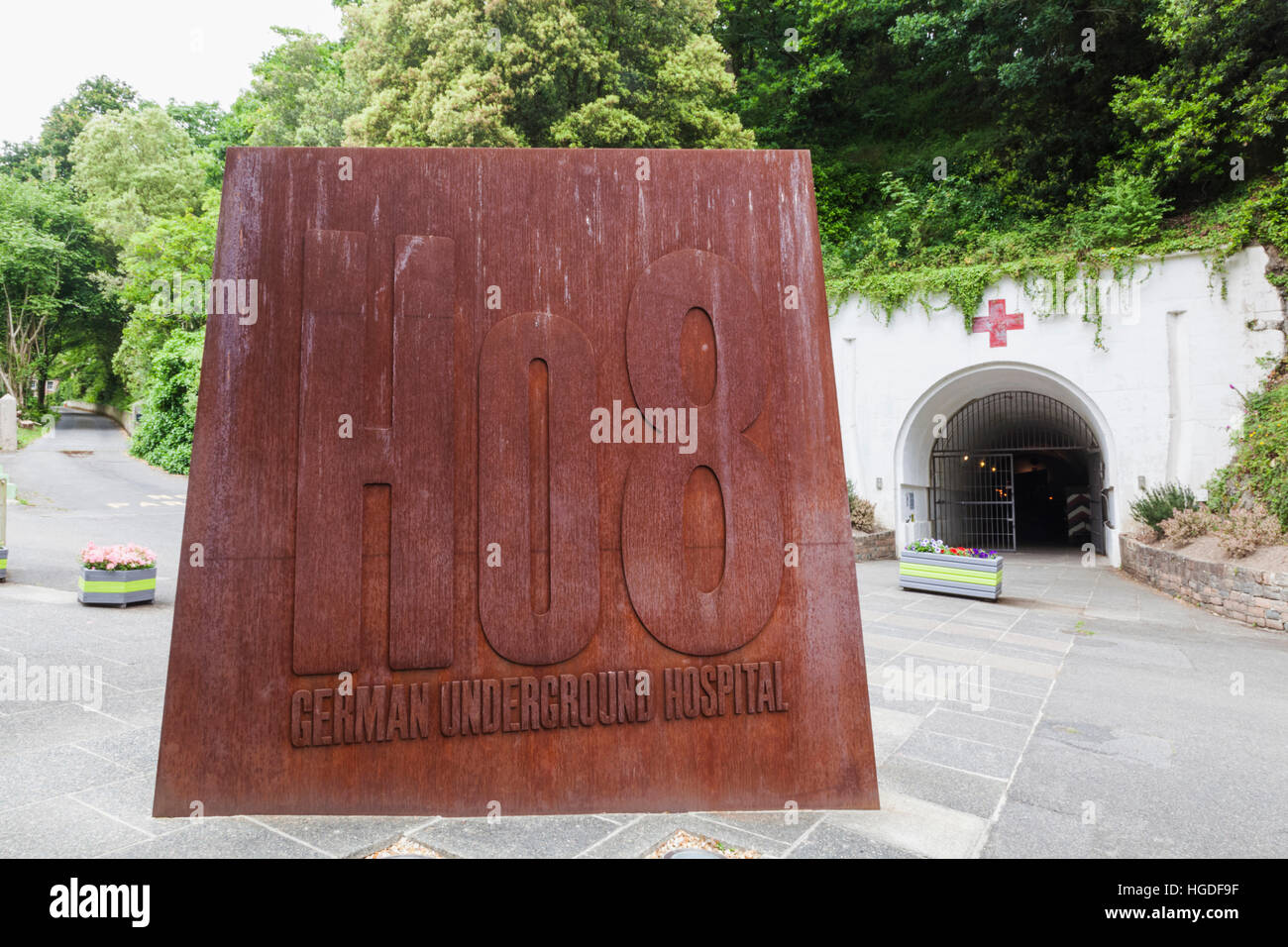United Kingdom, Channel Islands, Jersey, Entrance to The Jersey War
