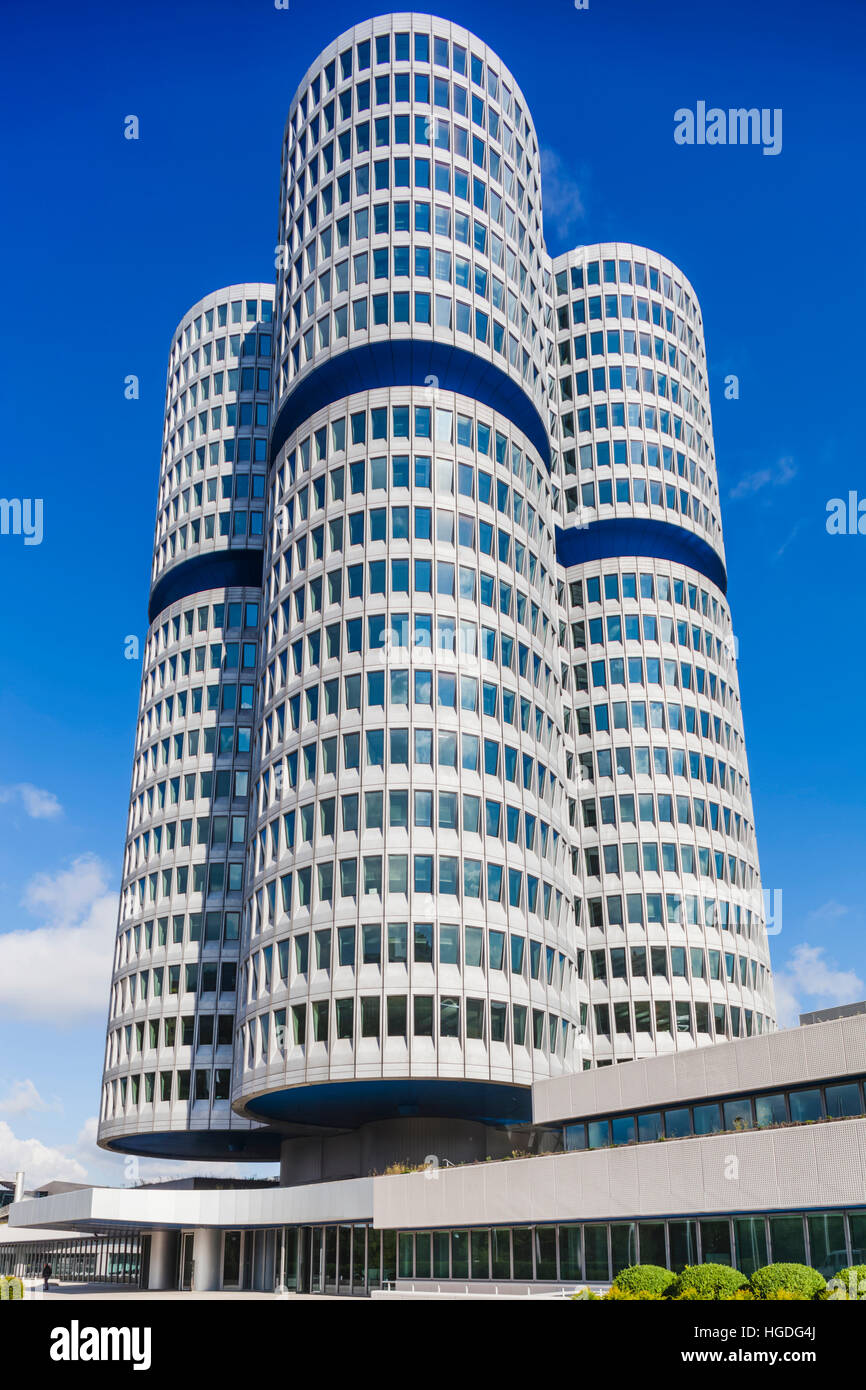 Germany, Bavaria, Munich, BMW Headquarters Stock Photo