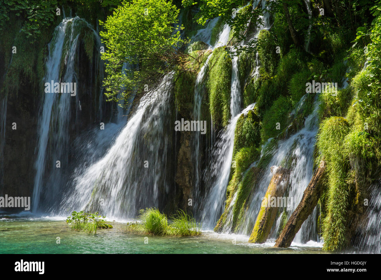 National park Plitvice lakes, Stock Photo