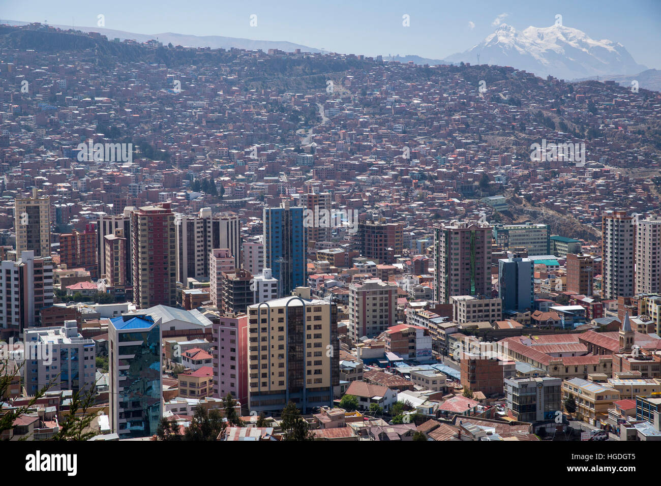 La Paz city Stock Photo