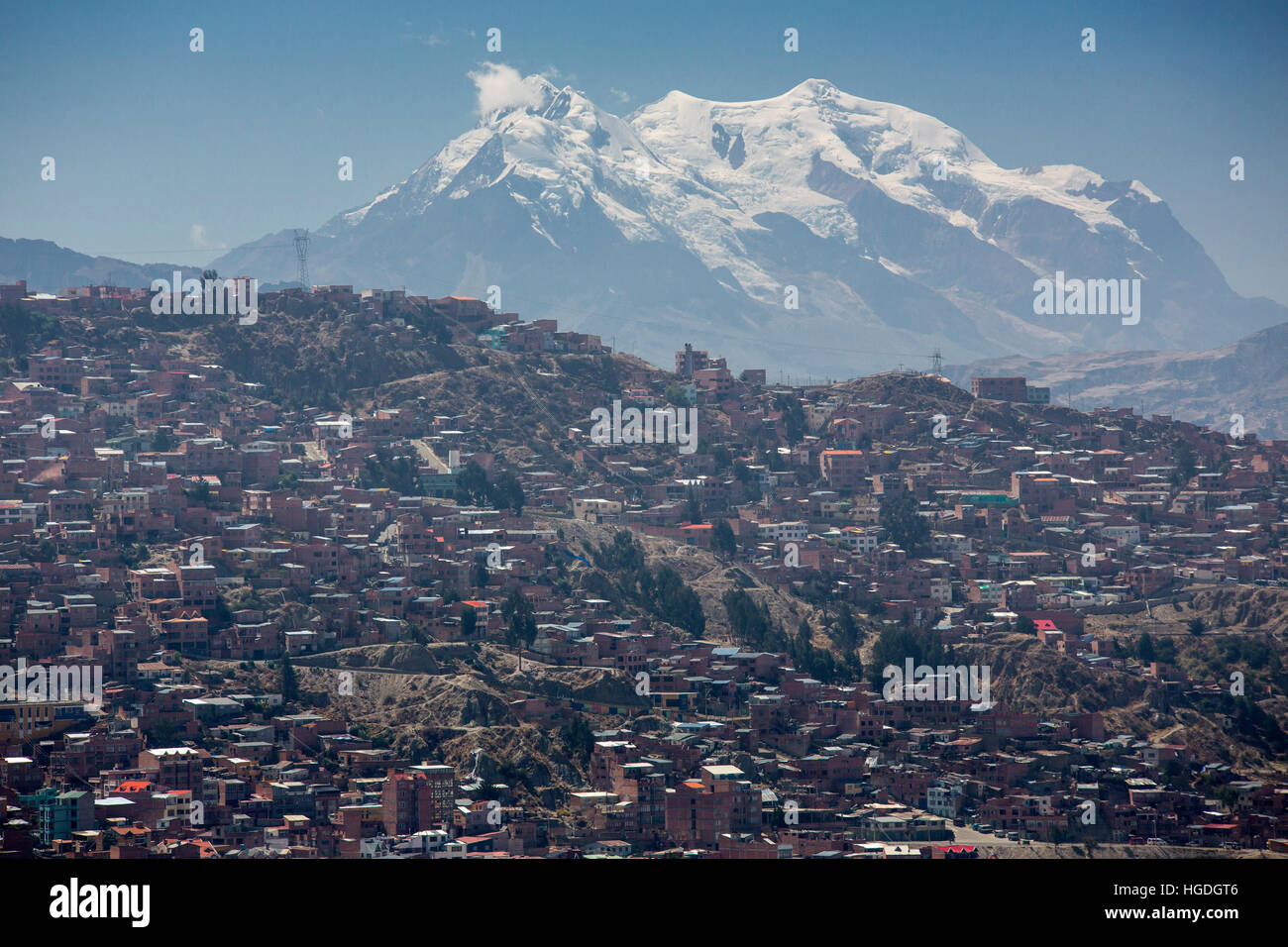 La Paz city Stock Photo
