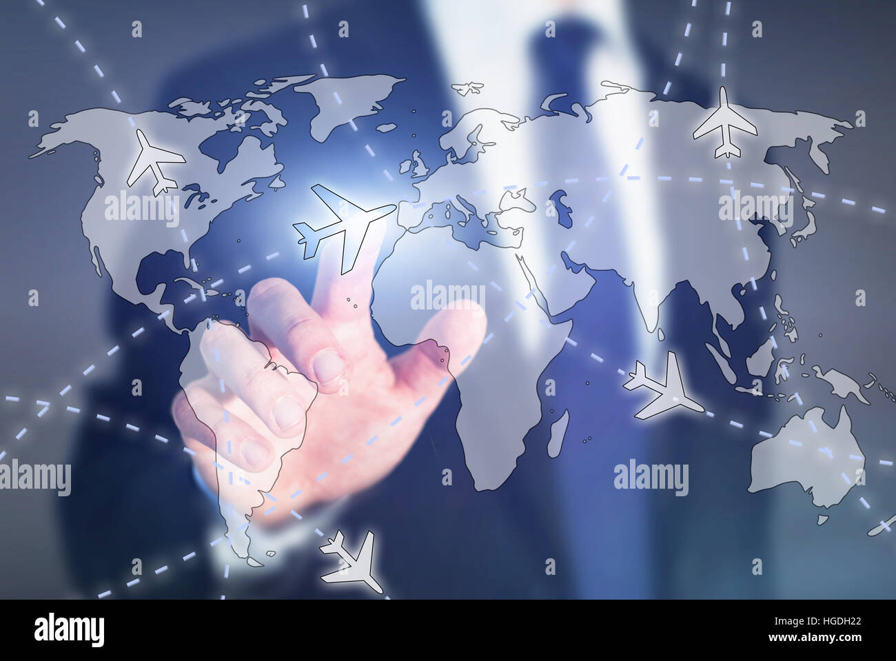 cheap plane tickets, choose travel destination online concept 