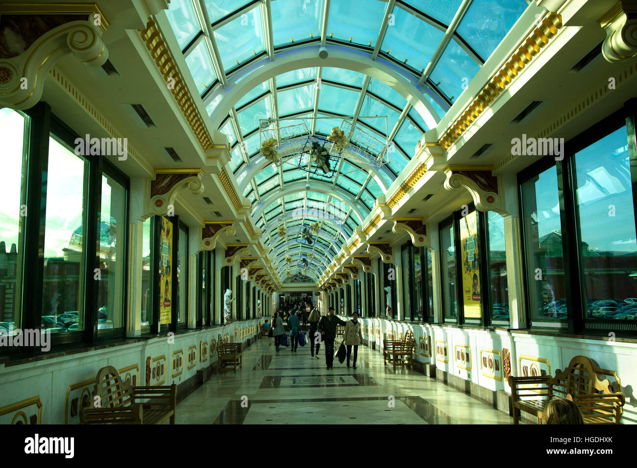 Inside the intu Trafford Centre shopping centre in Manchester Stock Photo