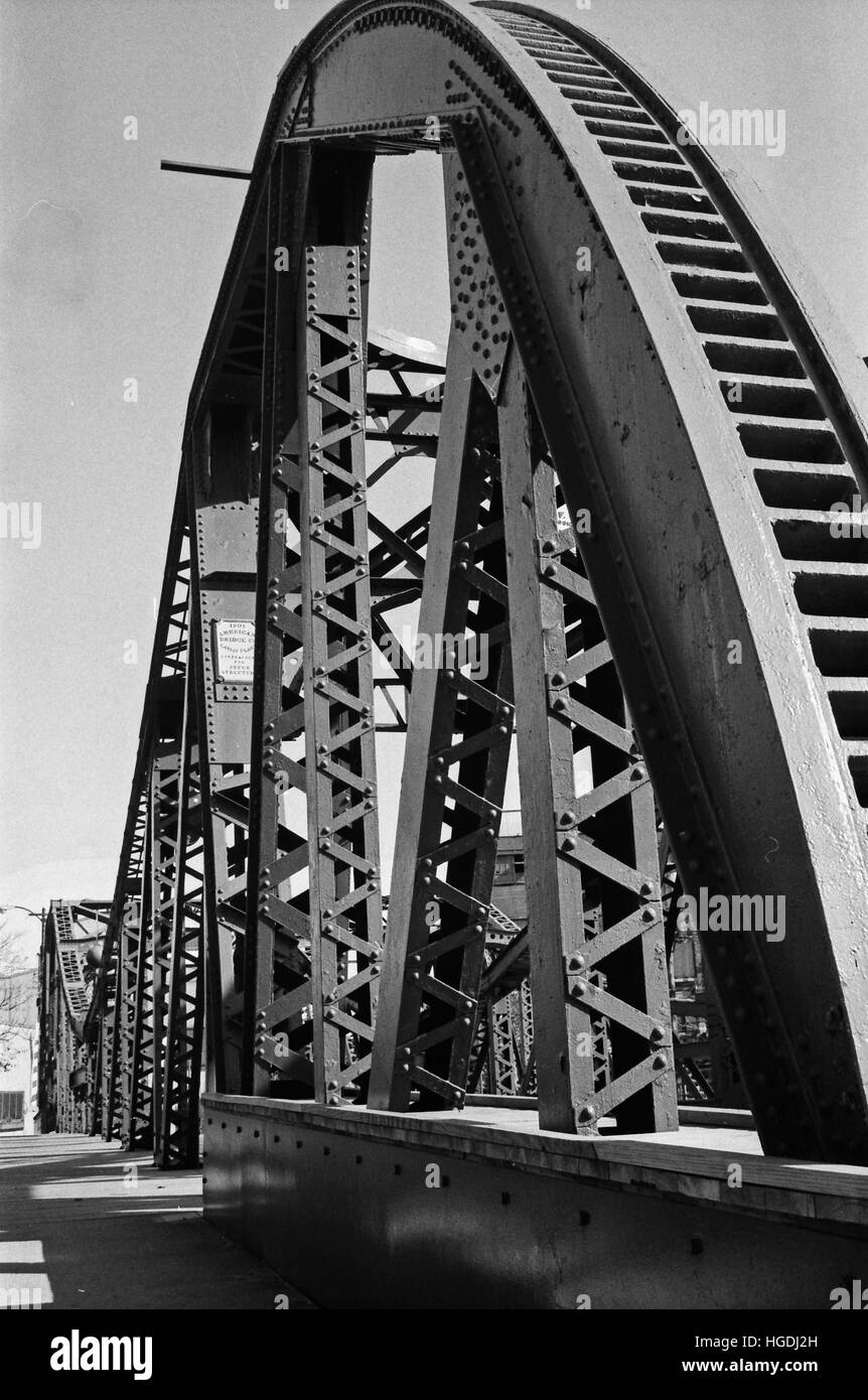 Fixed trunnion bascule bridge Black and White Stock Photos & Images - Alamy