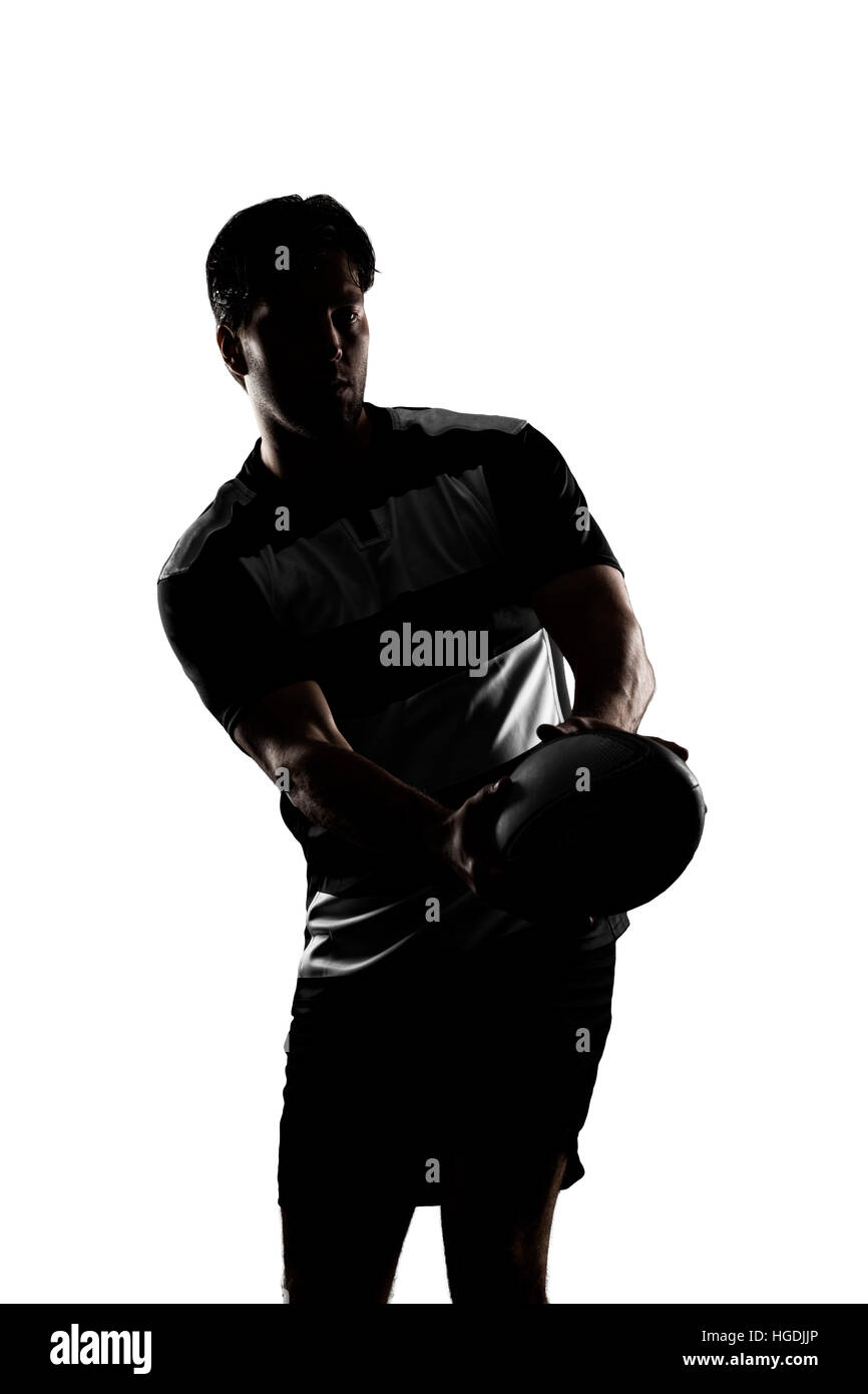 Rugby Player Silhouette Hi Res Stock Photography And Images Alamy
