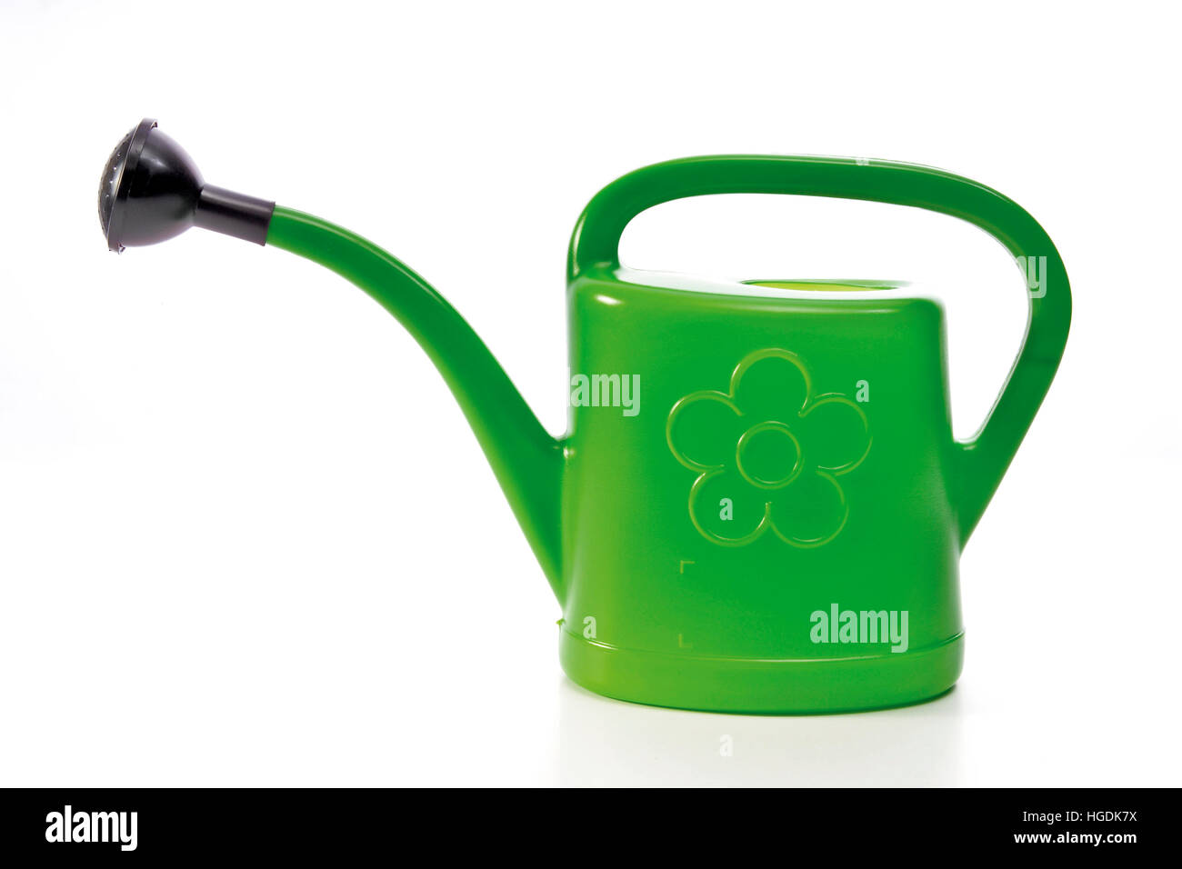 Glass Watering Can Green/Pink