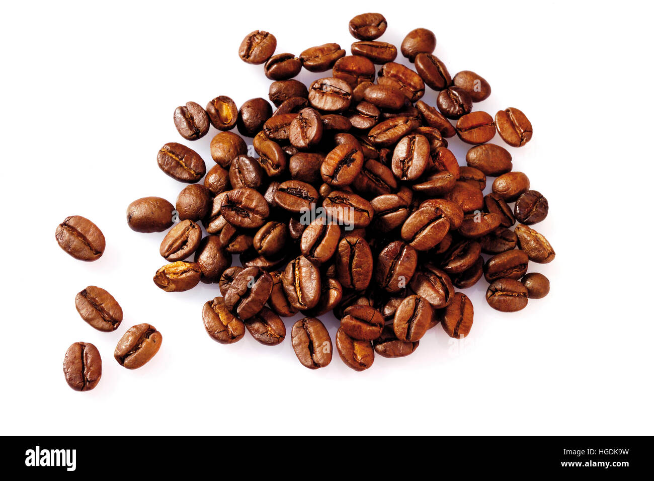 Pile of coffee beans Stock Photo - Alamy