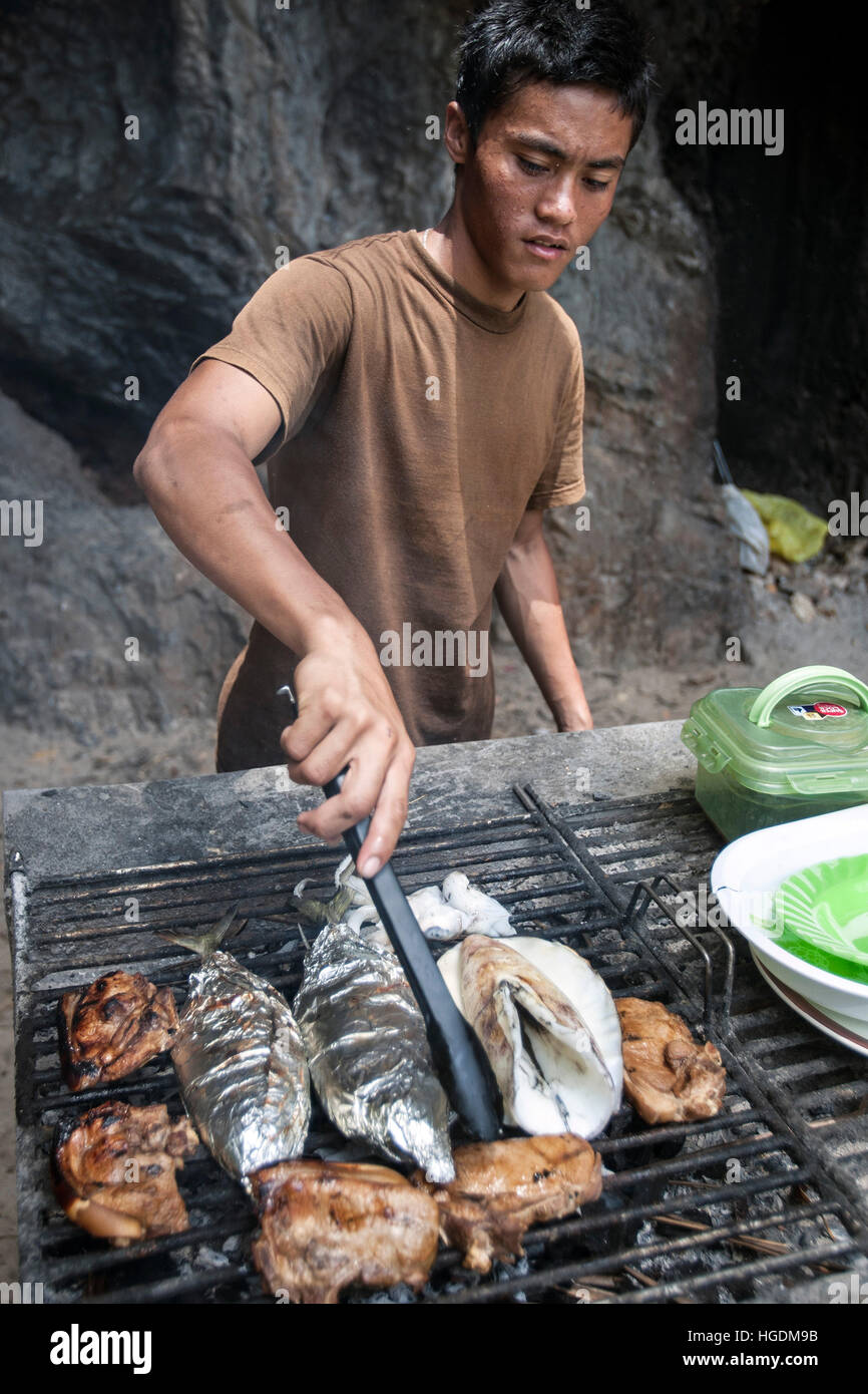 Philippines food barbecue chicken hires stock photography and images