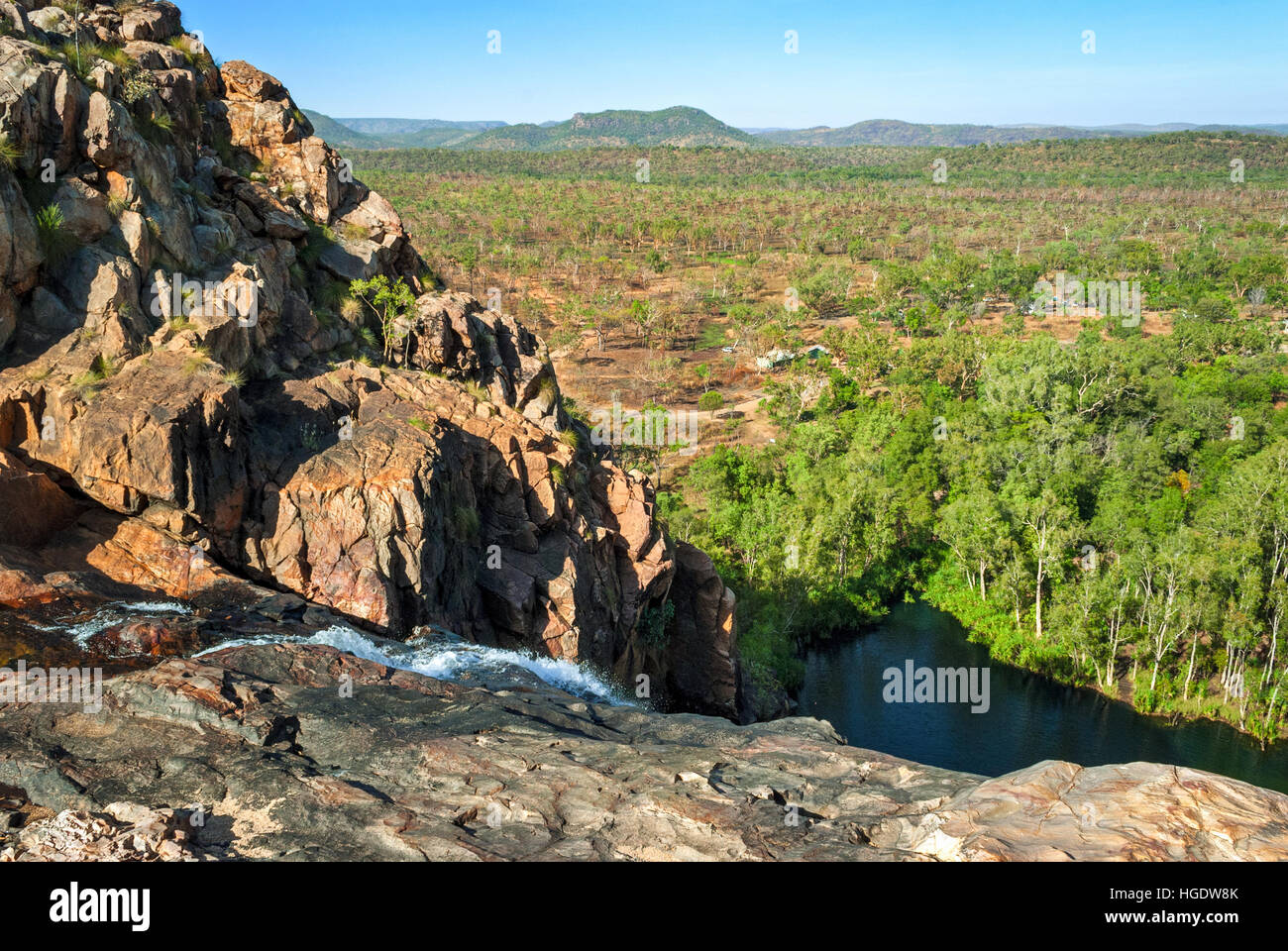 Kakadu National Park (Northern Territory Australia) landscape near Gunlom lookout Stock Photo
