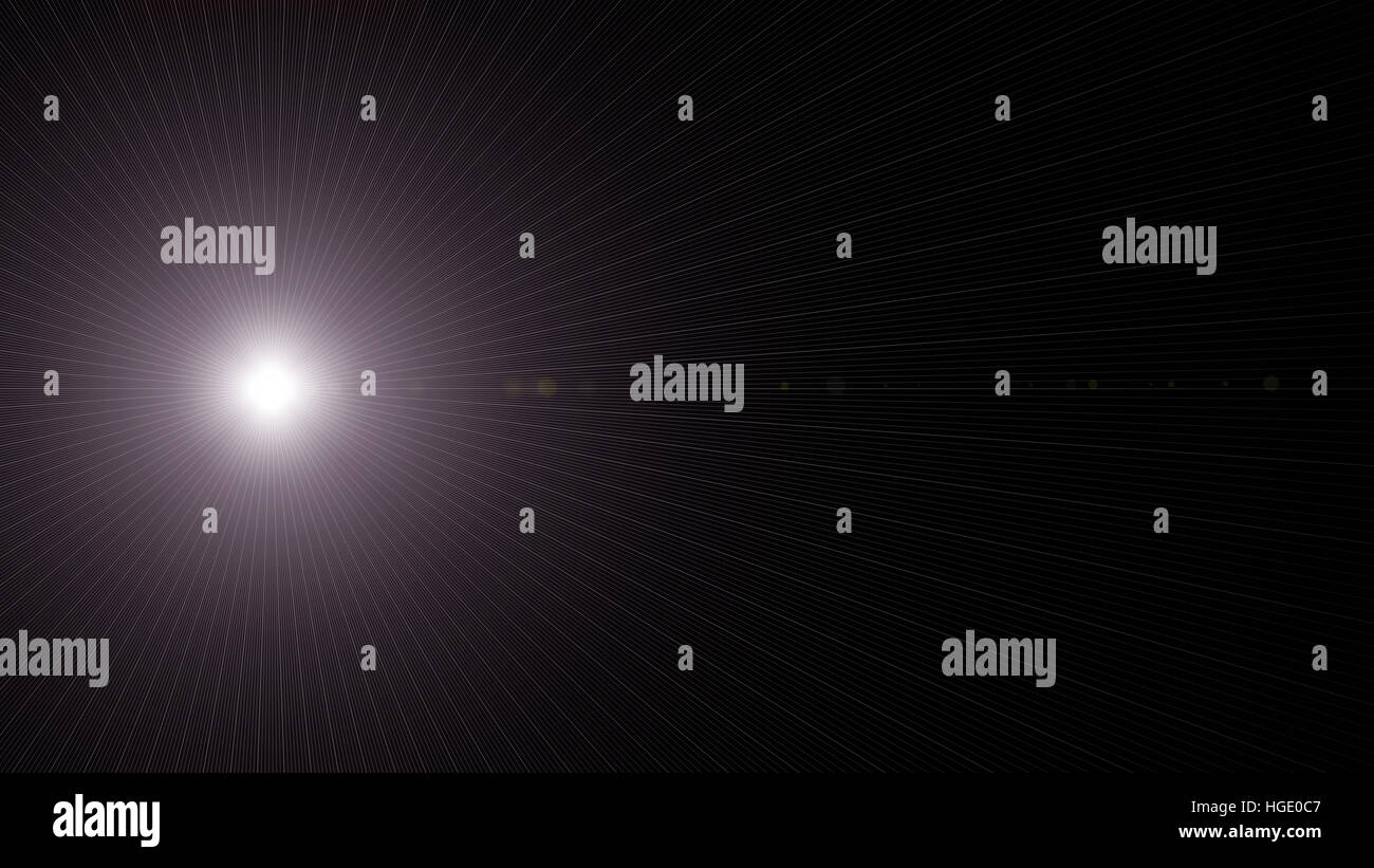 Futuristic glowing light flare background design illustration Stock ...