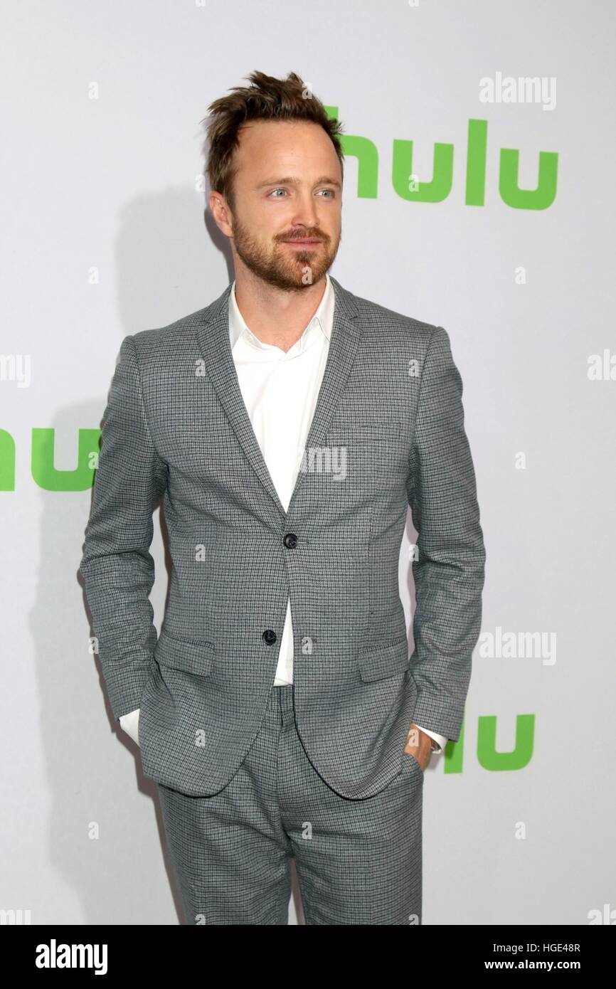 Aaron Paul at arrivals for TCA Winter Press Tour: HULU Panels, The Langham Huntington, Los Angeles, CA January 7, 2017. Photo By: Priscilla Grant/Everett Collection Stock Photo