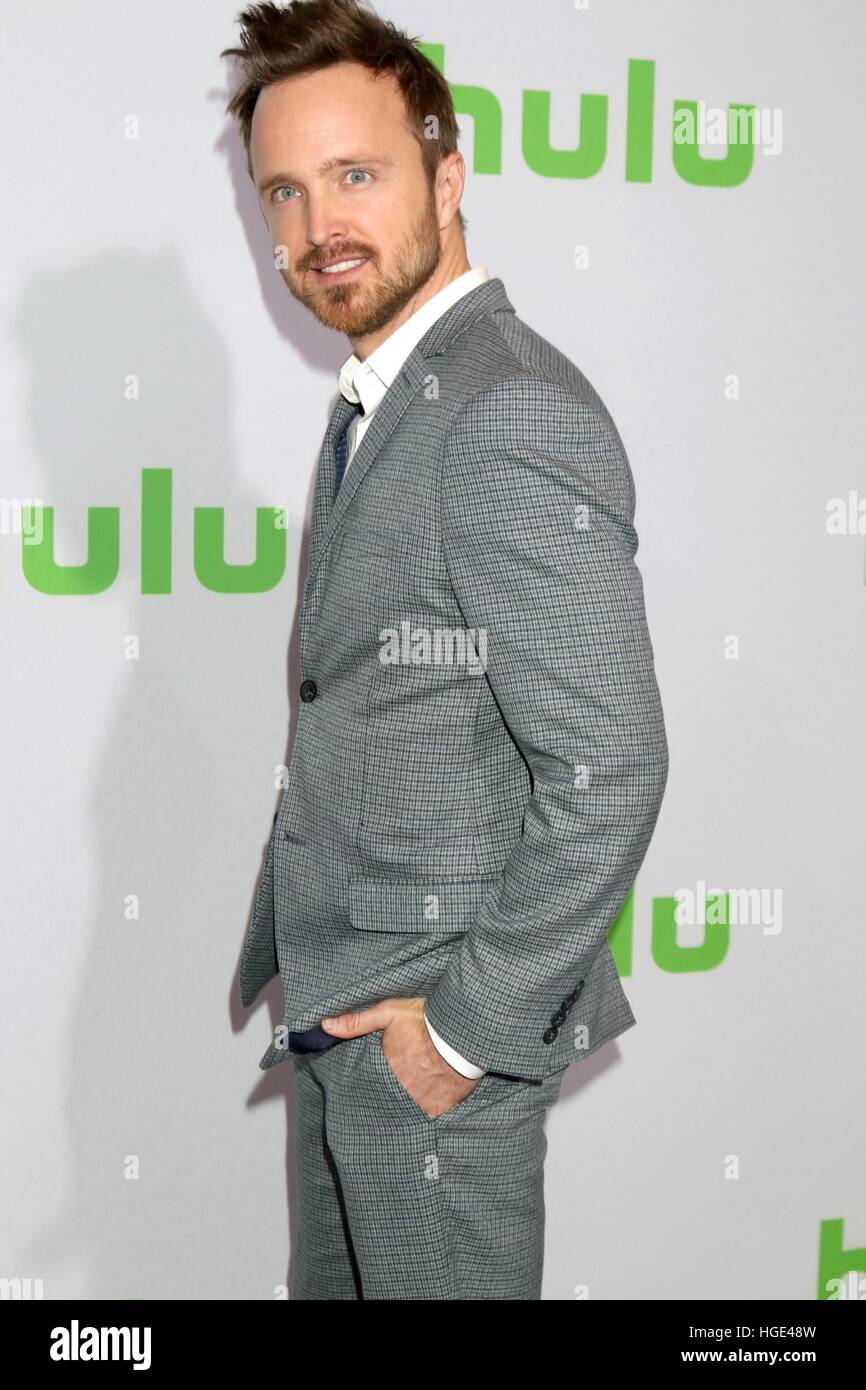 Aaron Paul at arrivals for TCA Winter Press Tour: HULU Panels, The Langham Huntington, Los Angeles, CA January 7, 2017. Photo By: Priscilla Grant/Everett Collection Stock Photo