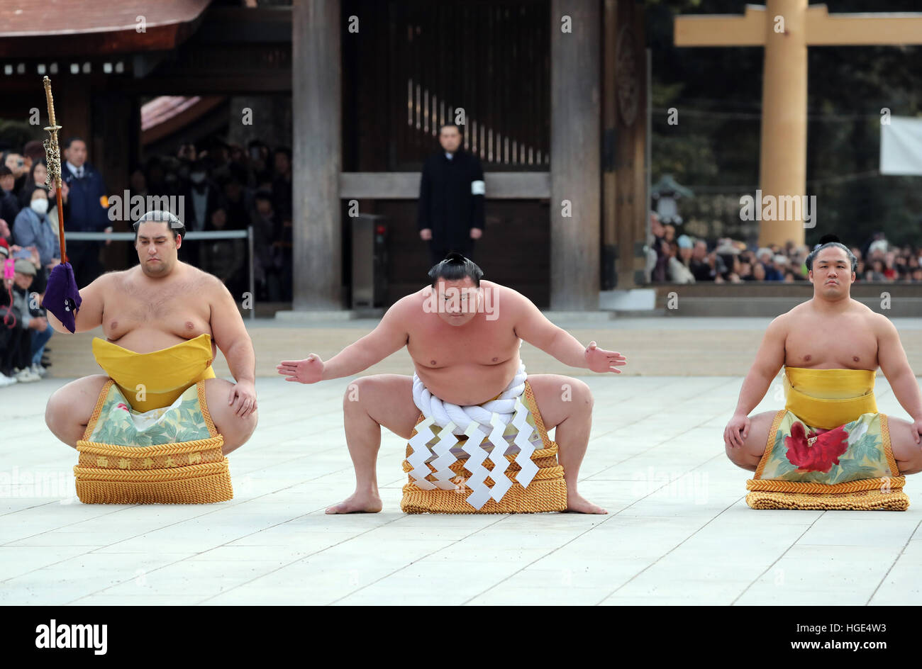 January 6, 2017, Tokyo, Japan - Sumo grand champion 