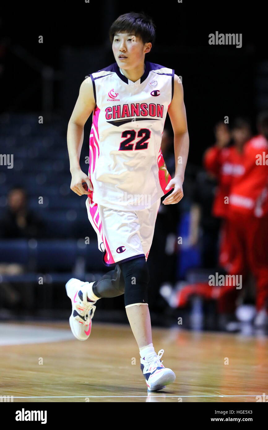 Tokyo, Japan. 7th Jan, 2017. Miyuki Kawamura (V-Magic) Basketball : All  Japan Basketball Championship 2017 Women's Semi-final match between Chanson  V-Magic 57-64 FUJITSU RedWave at 1st Yoyogi Gymnasium in Tokyo, Japan . ©