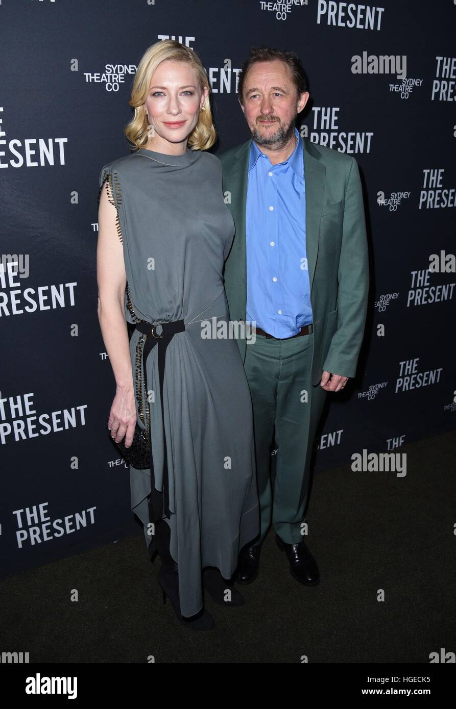 New York, NY, USA. 8th Jan, 2017. Cate Blanchett, Andrew Upton in attendance for THE PRESENT Opening Night on Broadway, The Barrymore Theatre, New York, NY January 8, 2017. © Derek Storm/Everett Collection/Alamy Live News Stock Photo