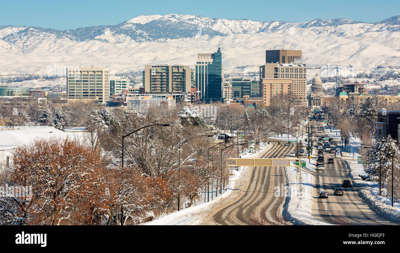 Boise Idaho Snow Hi Res Stock Photography And Images Alamy