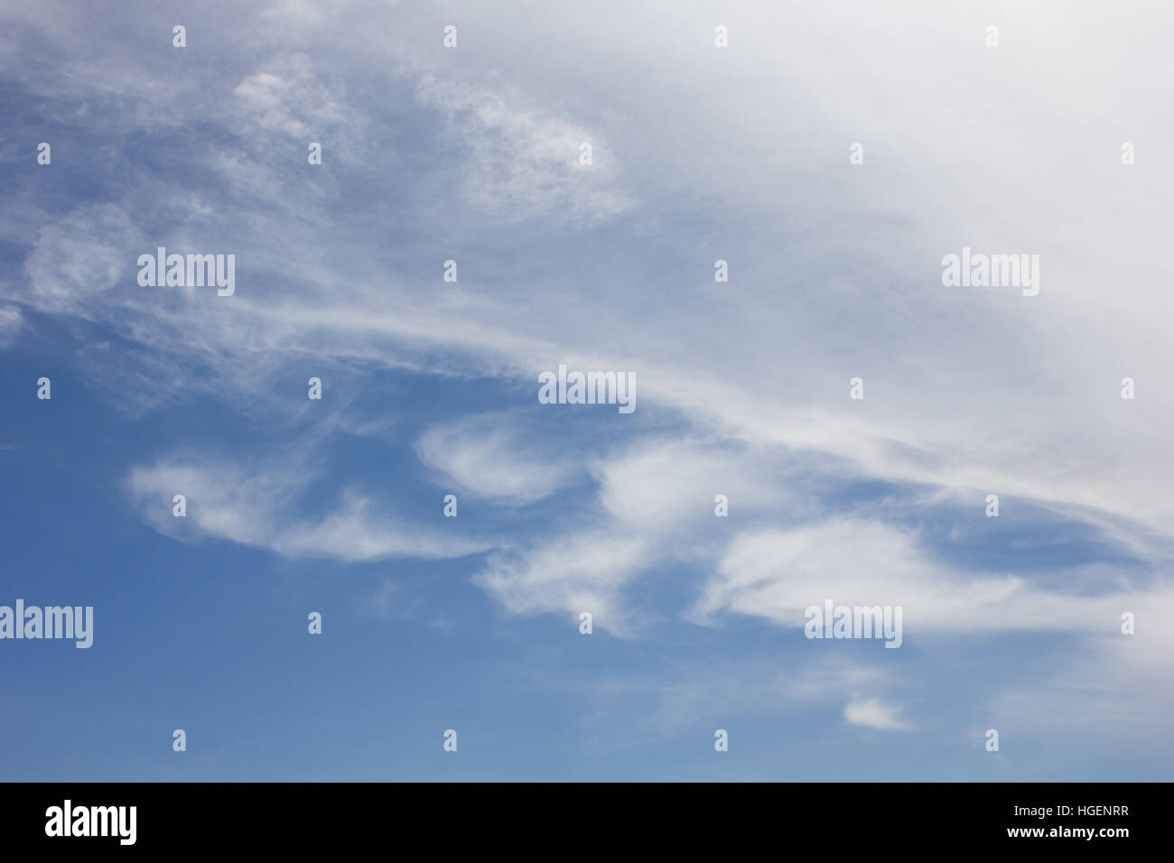 Blue sky with clouds background,beautiful weather Stock Photo - Alamy