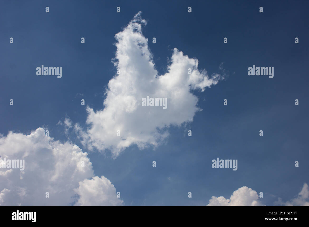 Blue sky with clouds background,beautiful weather Stock Photo - Alamy