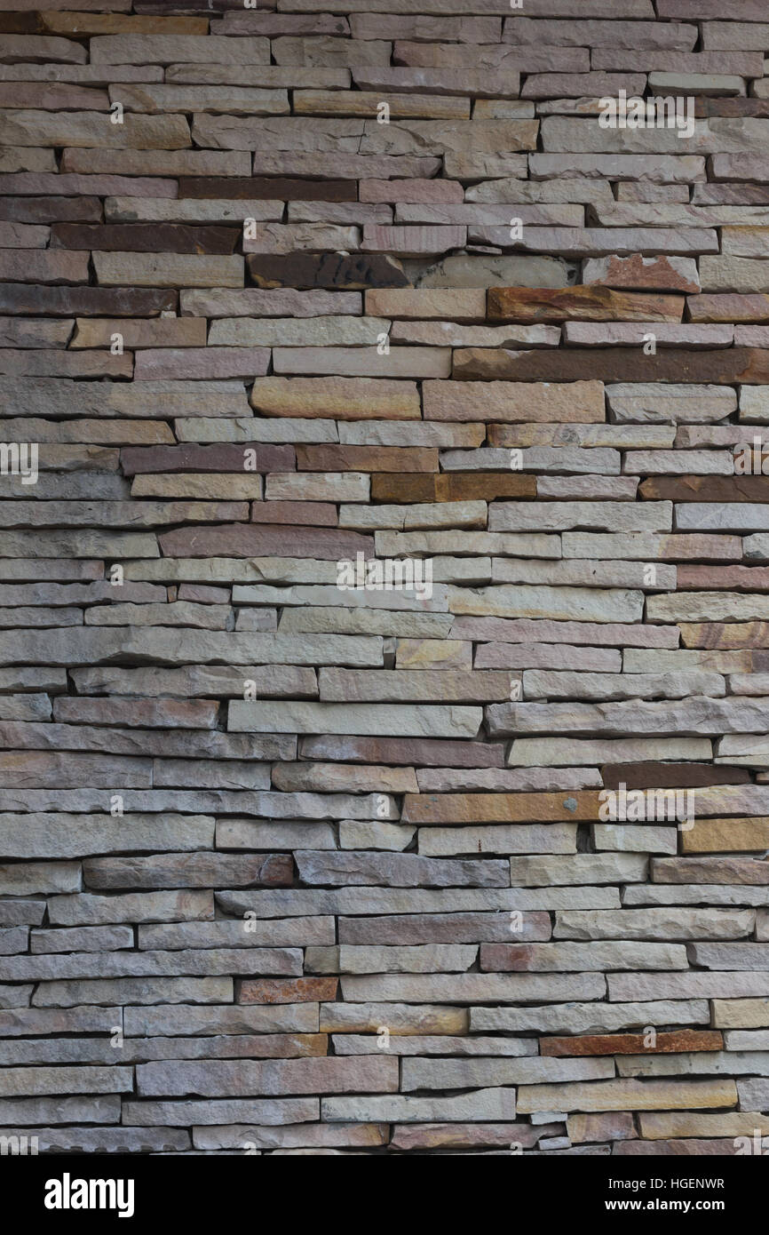 pattern of decorative white slate stone wall surface Stock Photo - Alamy