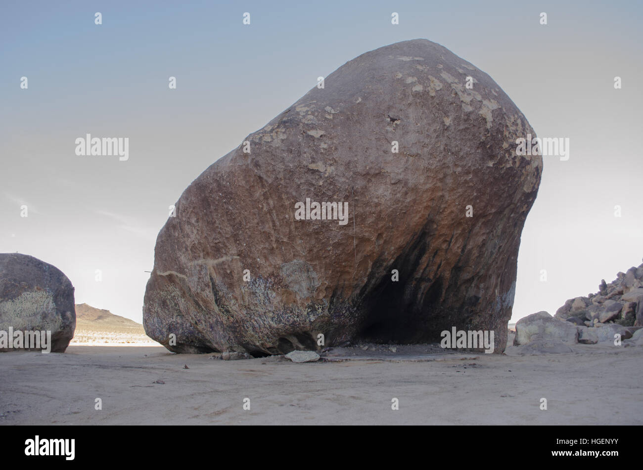 The Giant Rock near Landers, CA Stock Photo