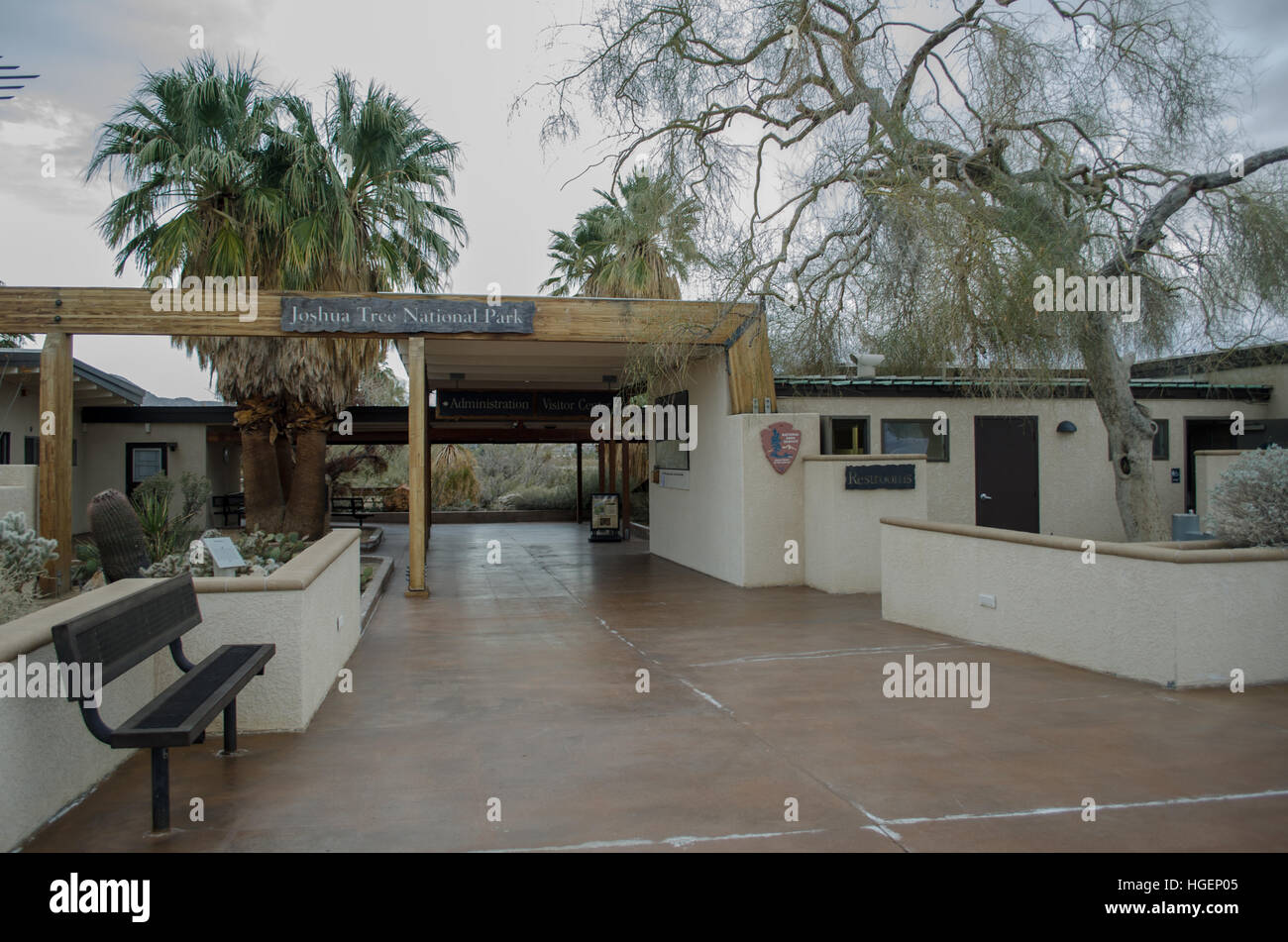 Visitor Center in 29 Palms for Joshua Tree National Park Stock Photo
