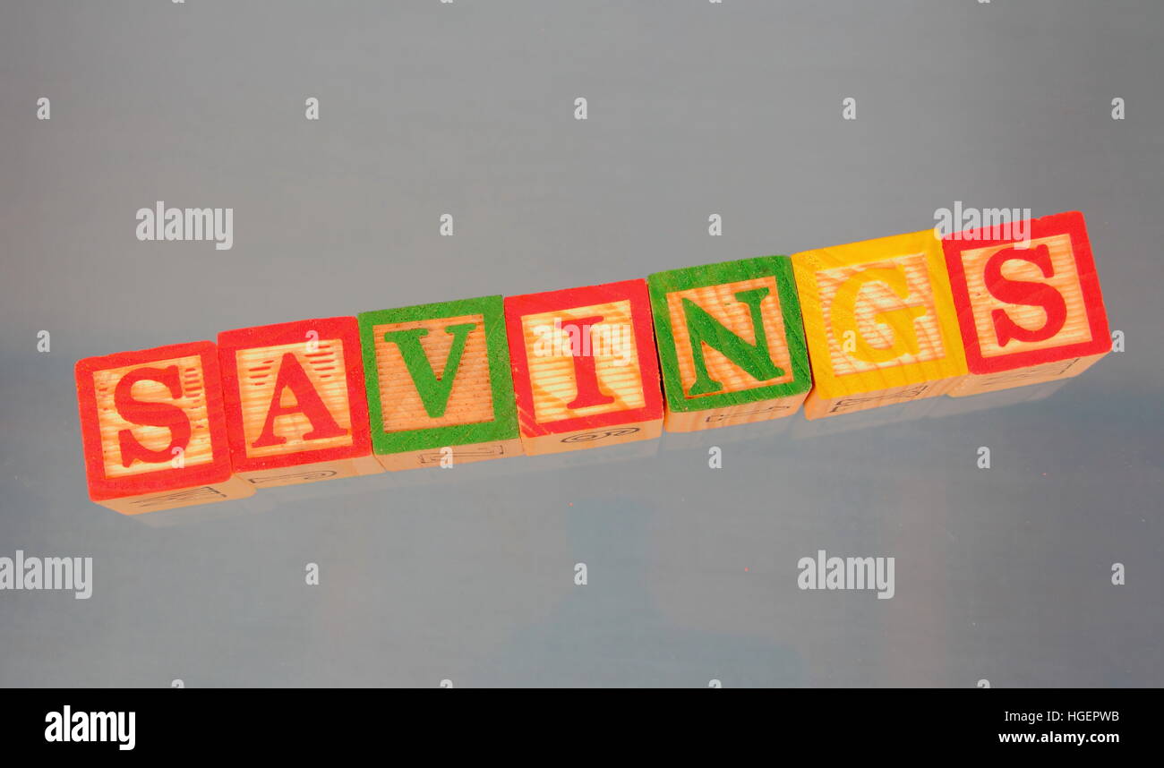Business Term Savings Stock Photo Alamy