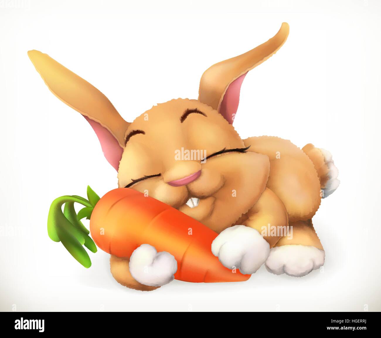 Rabbit and carrot cartoon character. Funny animals 3d vector icon Stock Vector Image & Art - Alamy Rabbit and carrot cartoon character. Funny animals 3d vector icon Stock Vector Image & Art - Alamy