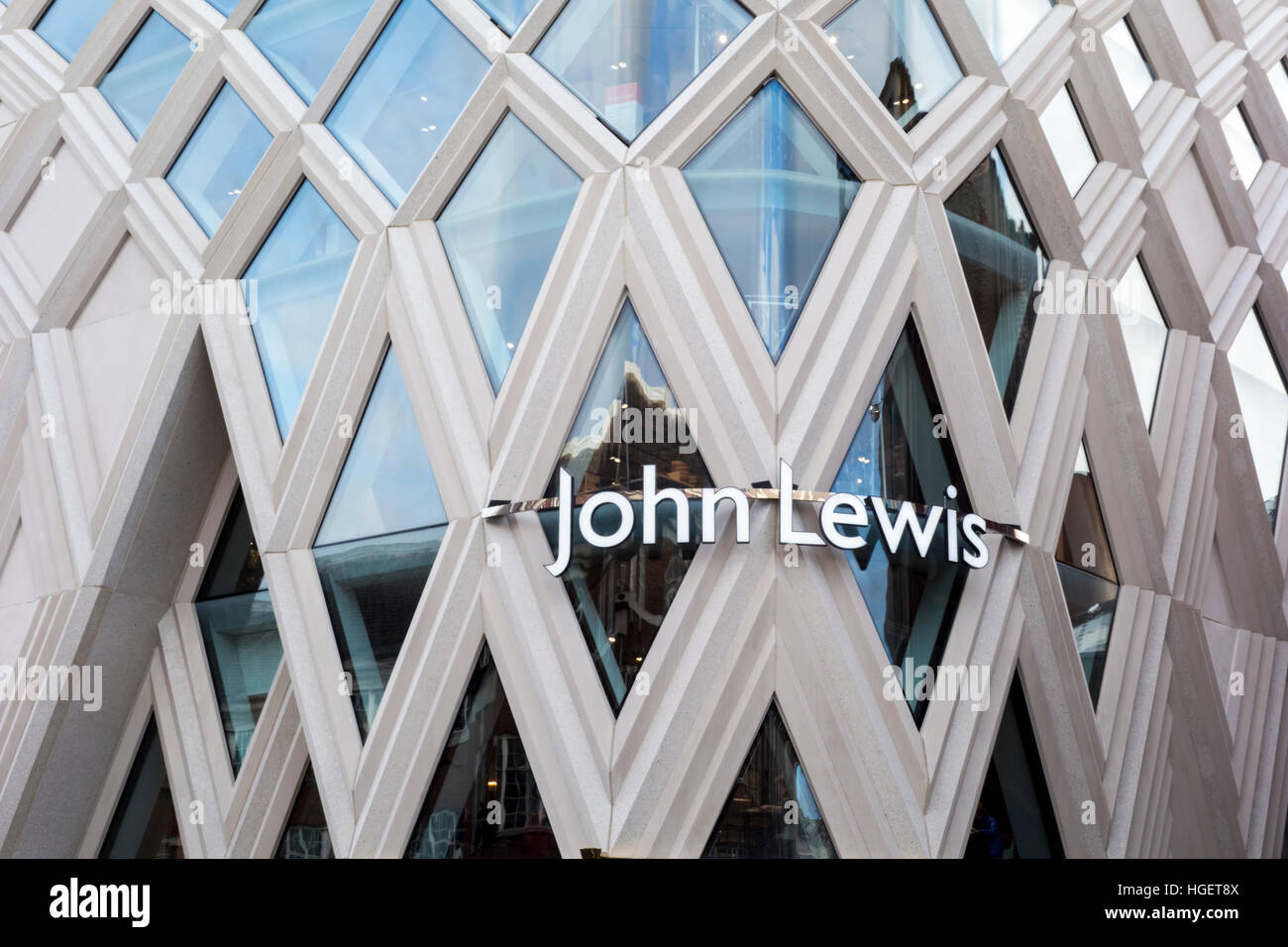 John Lewis store, Victoria Gate, Leeds, West Yorkshire, UK Stock Photo