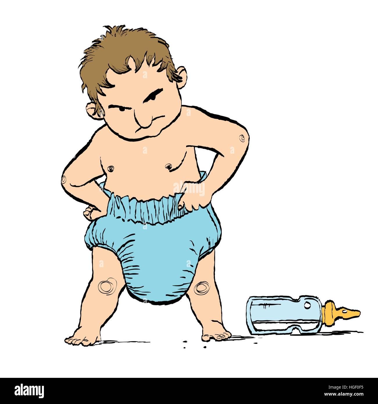 Toddler in diapers hires stock photography and images Alamy