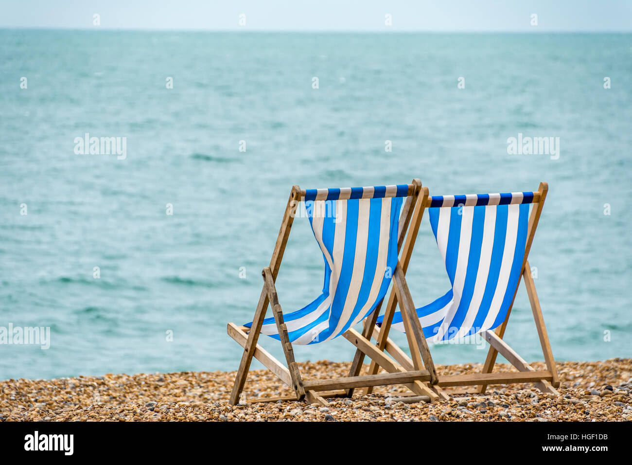 Wooden beach chair on deck hires stock photography and images Alamy