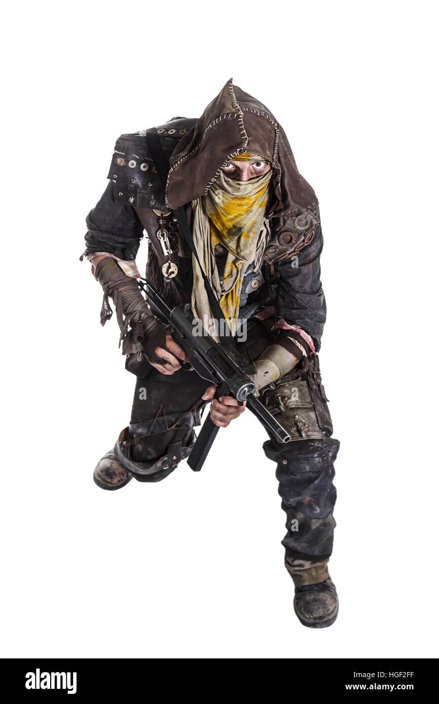 post apocalypse with homemade weapons Stock Photo Alamy