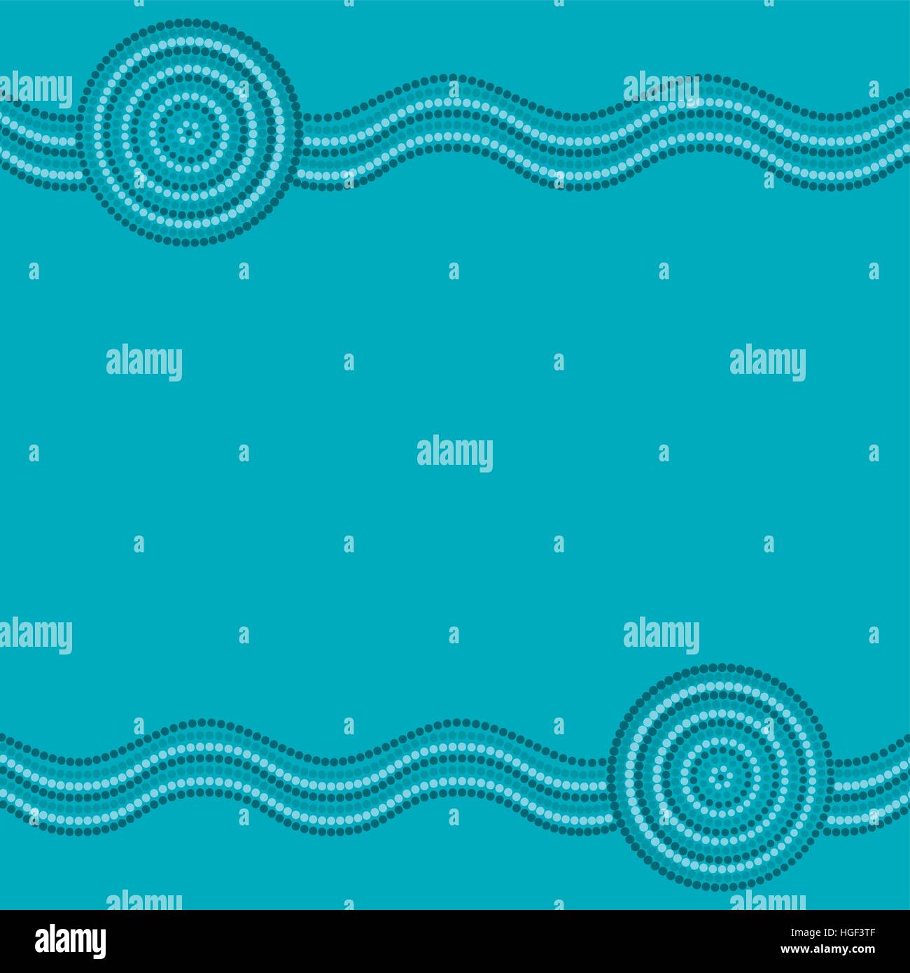 Australian Aboriginal art background in vector format Stock Vector ...