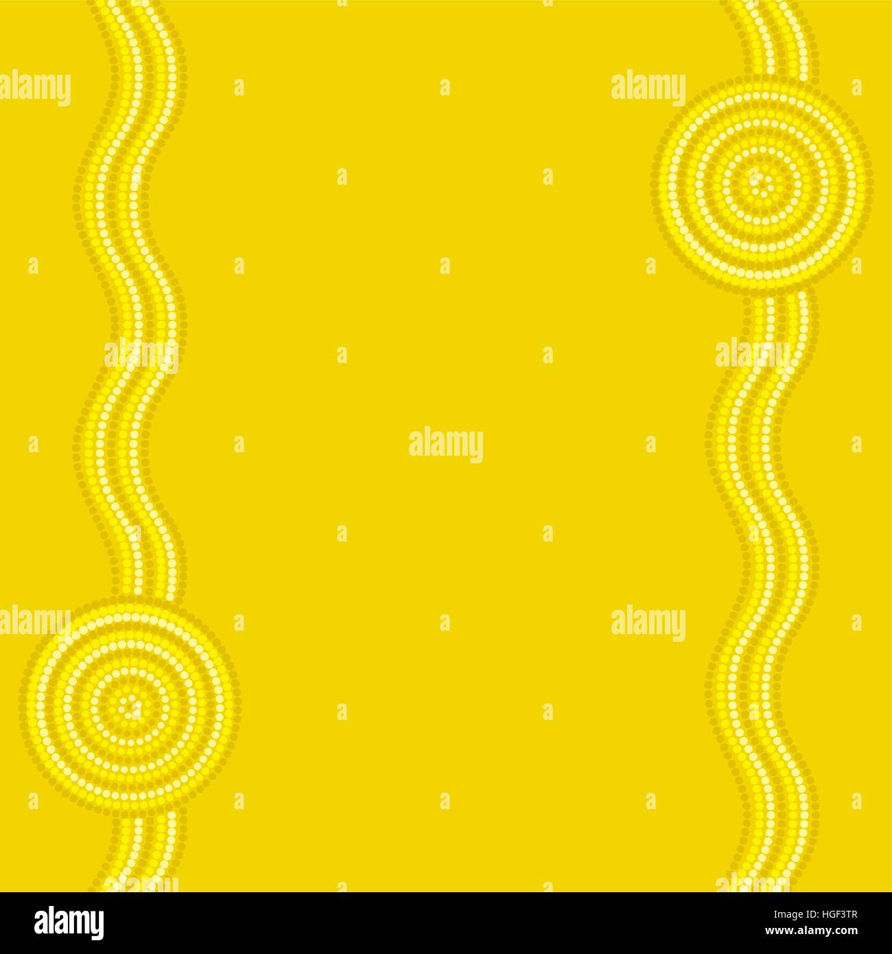 Australian Aboriginal art background in vector format Stock Vector ...