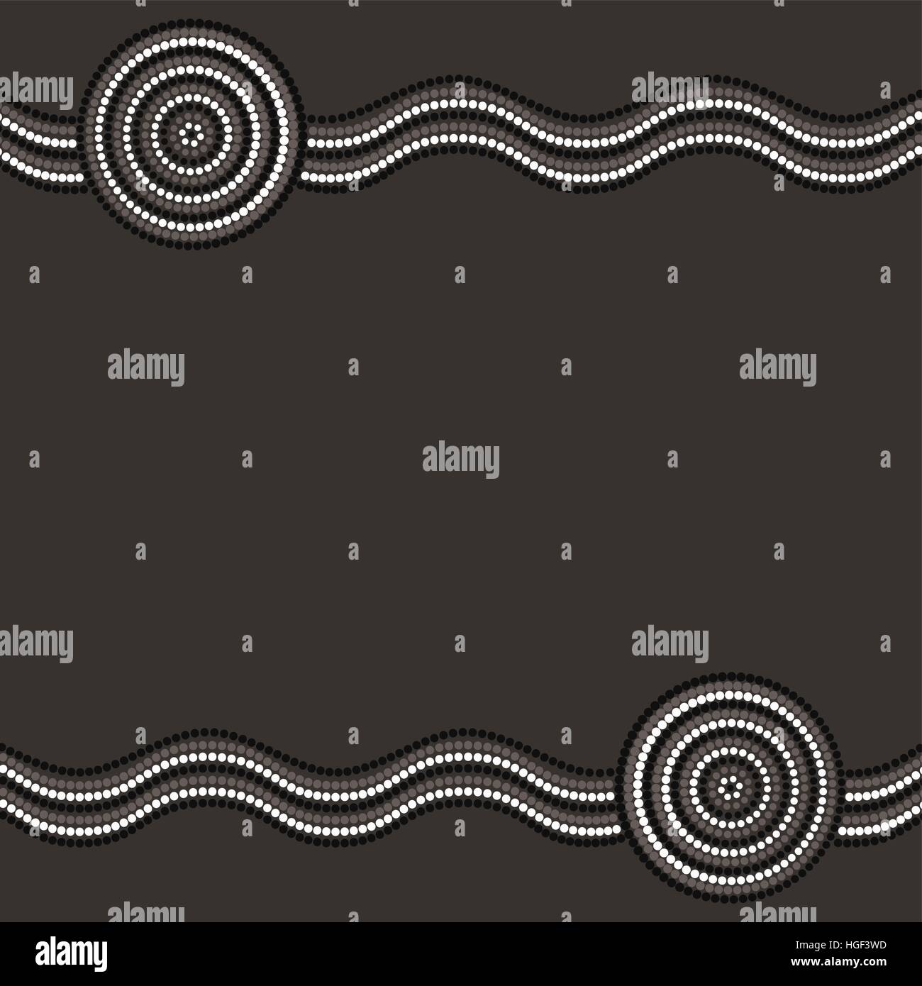 Australian Aboriginal art background in vector format Stock Vector ...