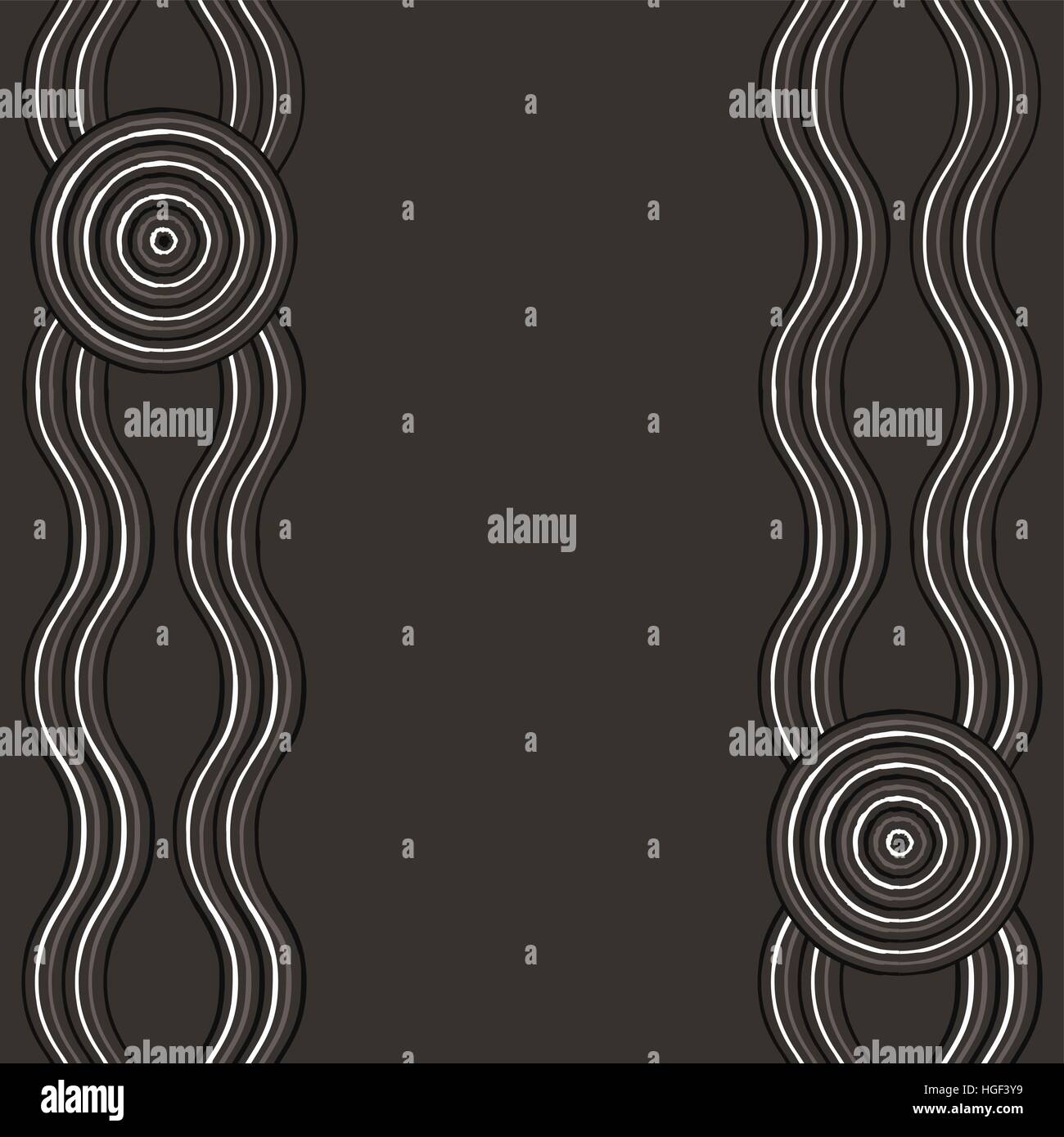 Australian Aboriginal art background in vector format Stock Vector ...