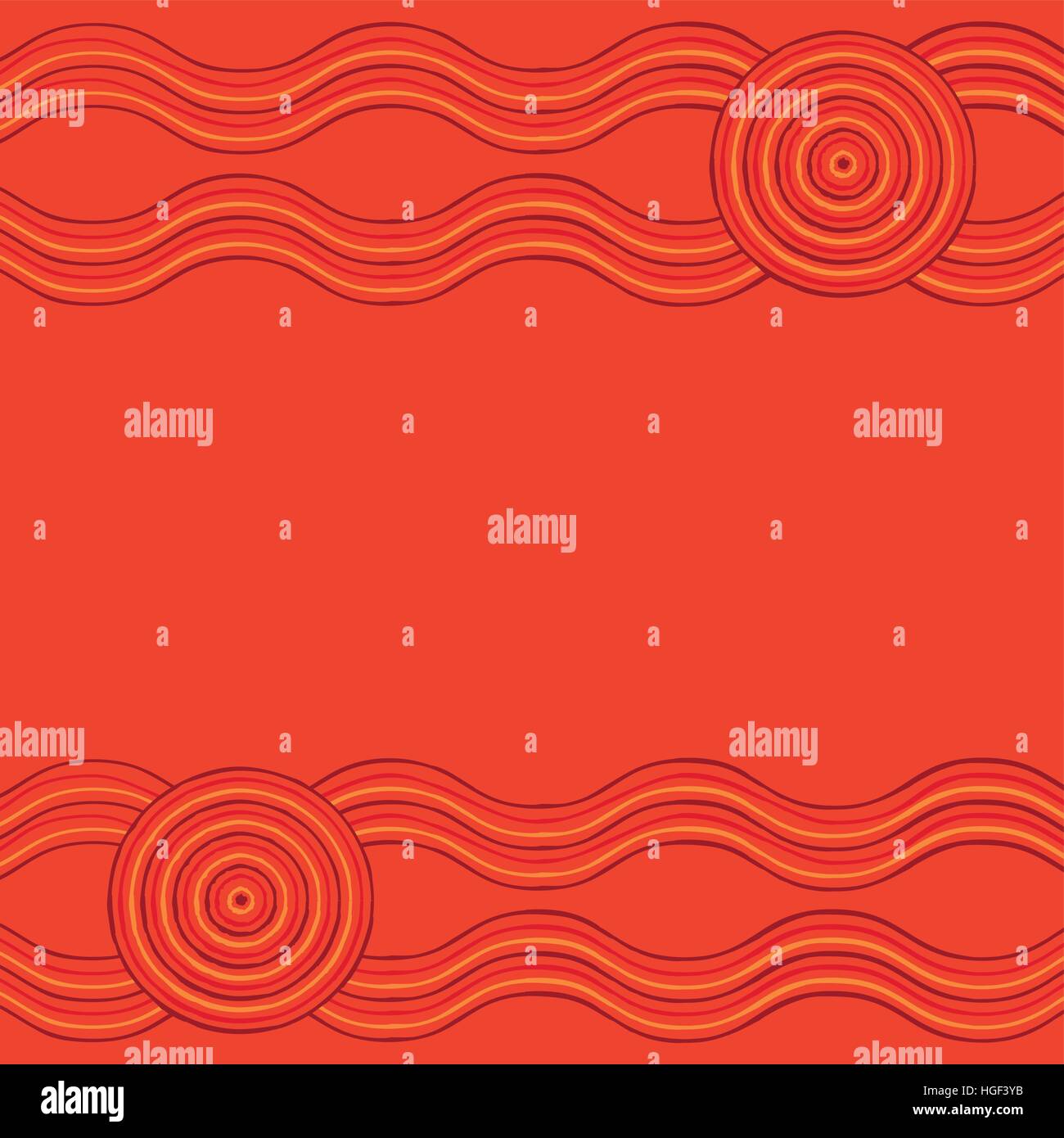 Australian Aboriginal art background in vector format Stock Vector ...