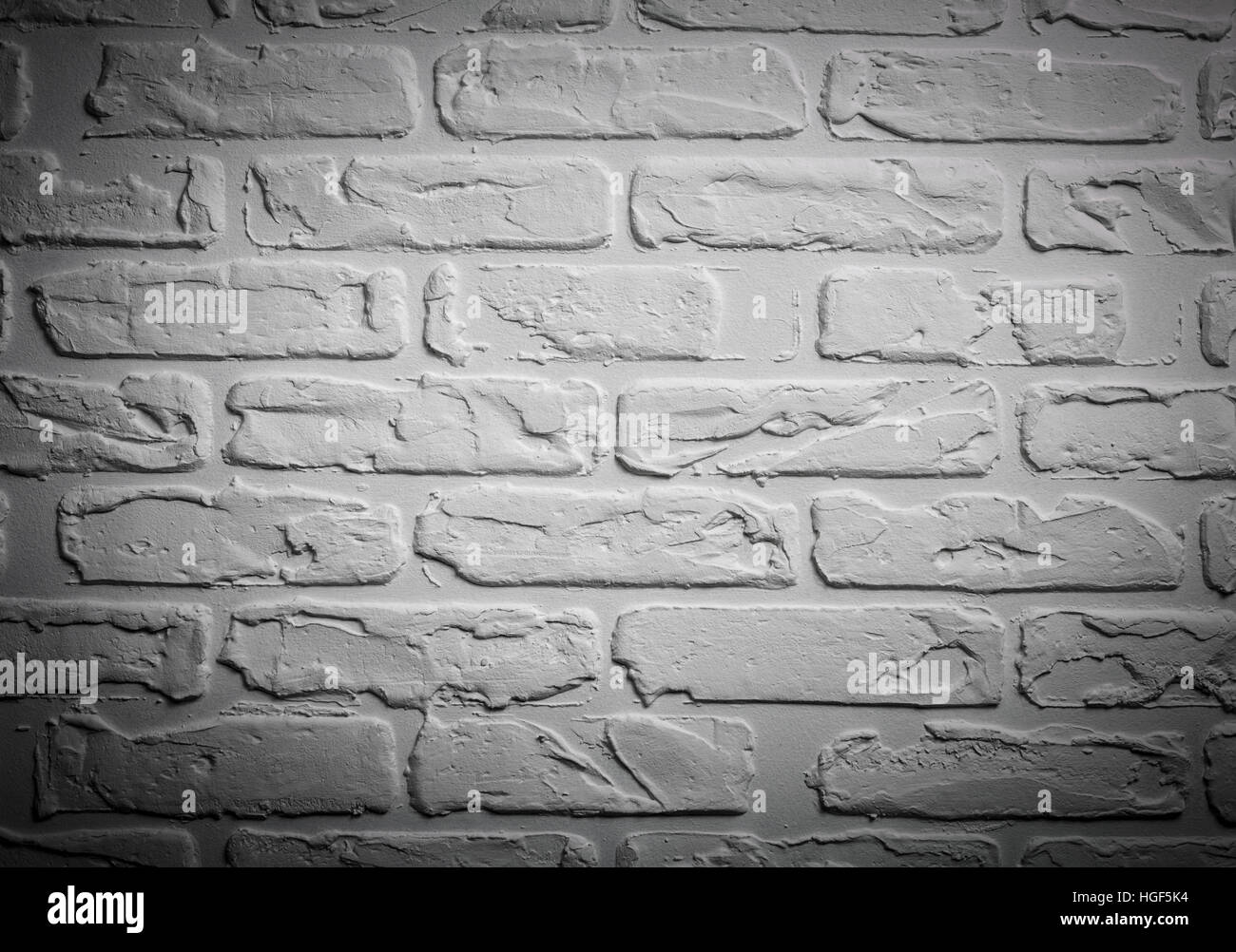 White brick wall for background or texture, copy space Stock Photo - Alamy