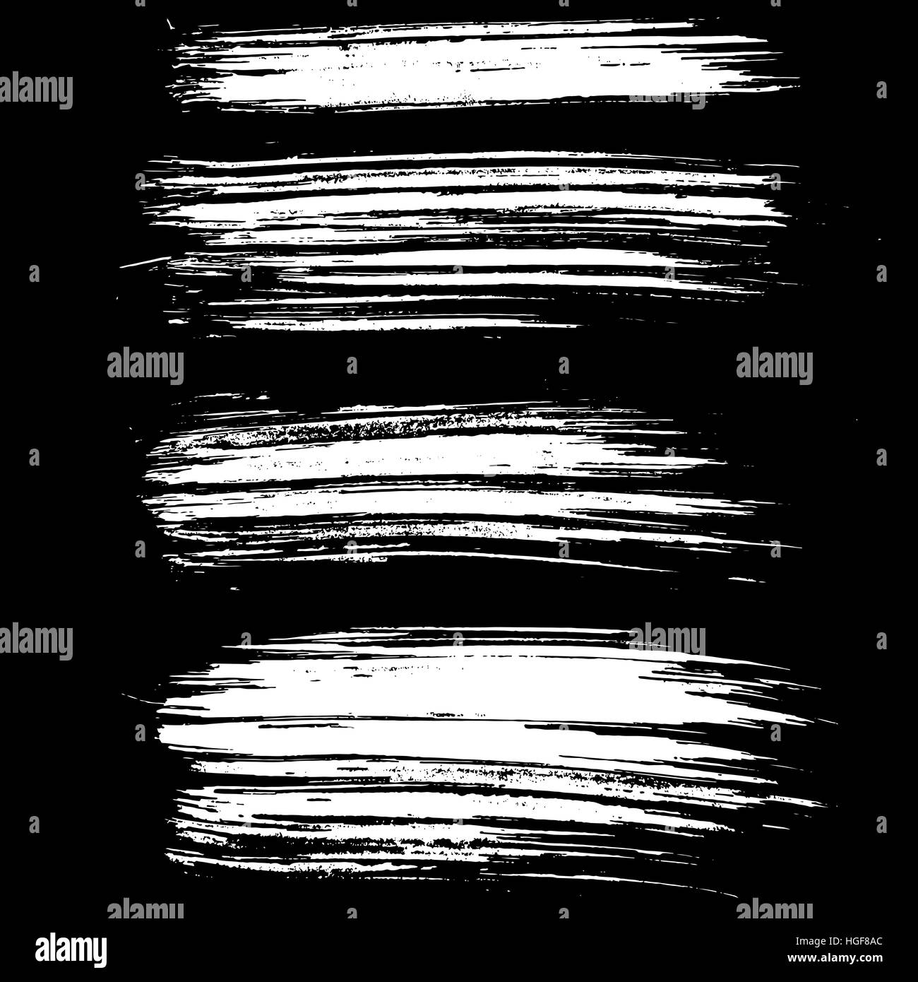 Ink vector brush strokes. Vector illustration. Grunge texture Stock ...