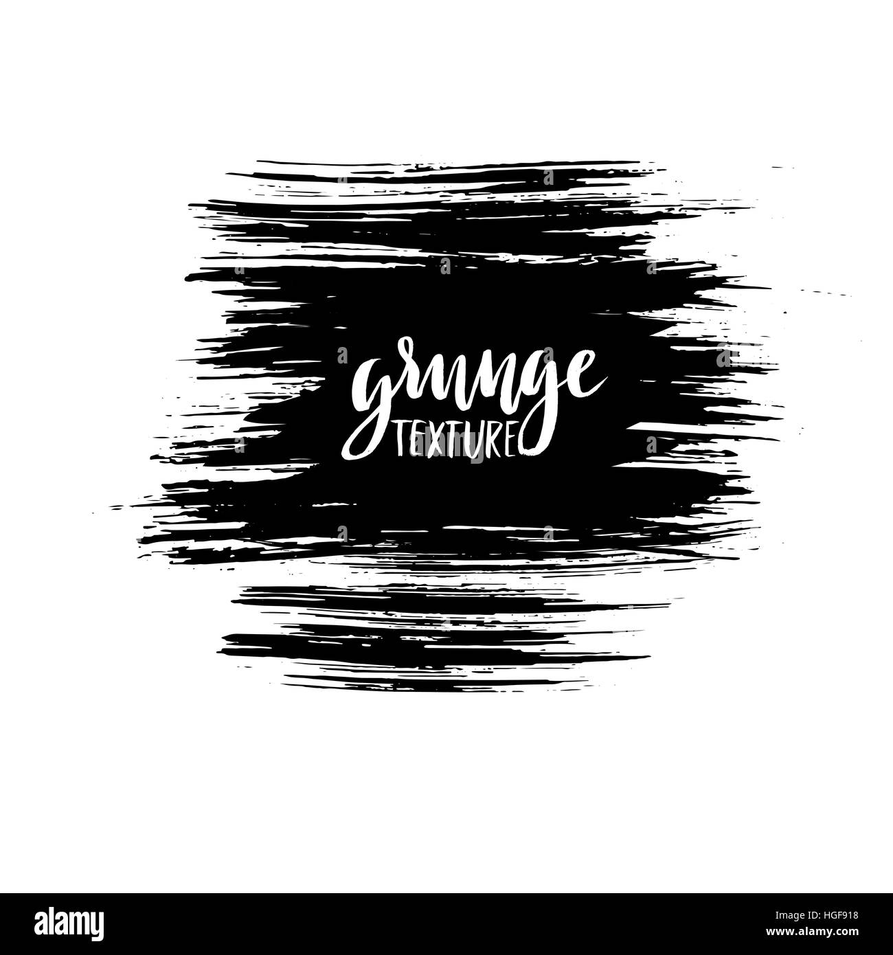 Black ink vector brush strokes isolated on white background. Vector ...