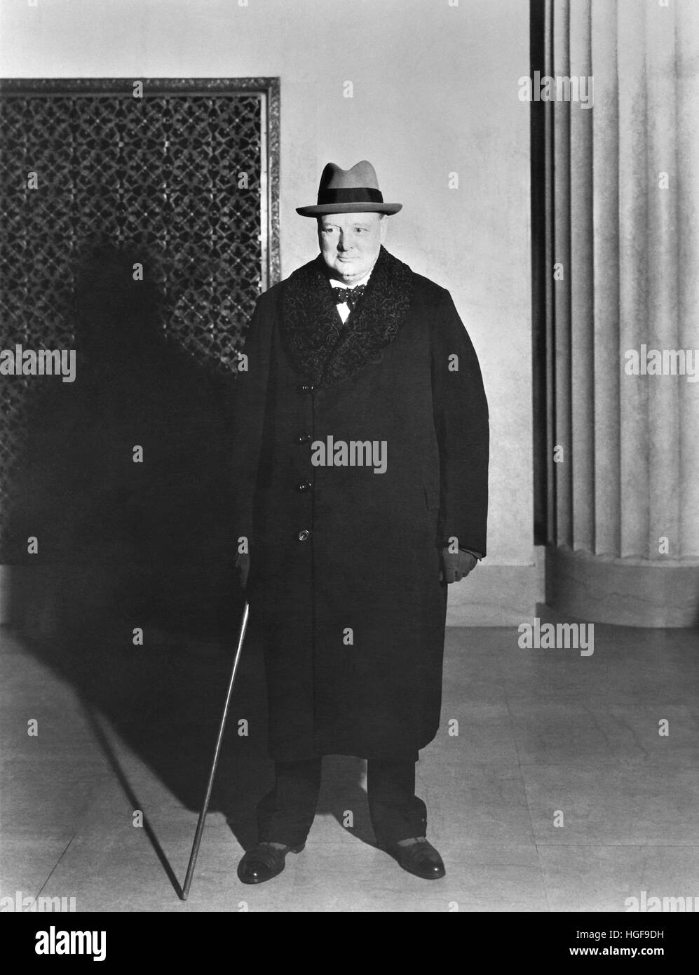 Winston Churchill. 1939 Stock Photo