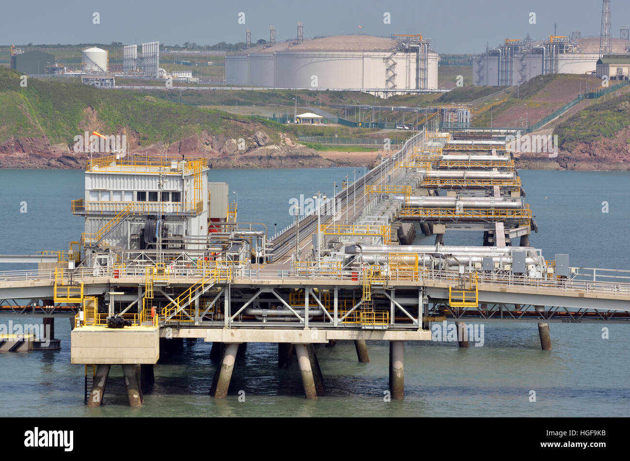 South Hook LNG Terminal, Milford Haven Stock Photo Alamy