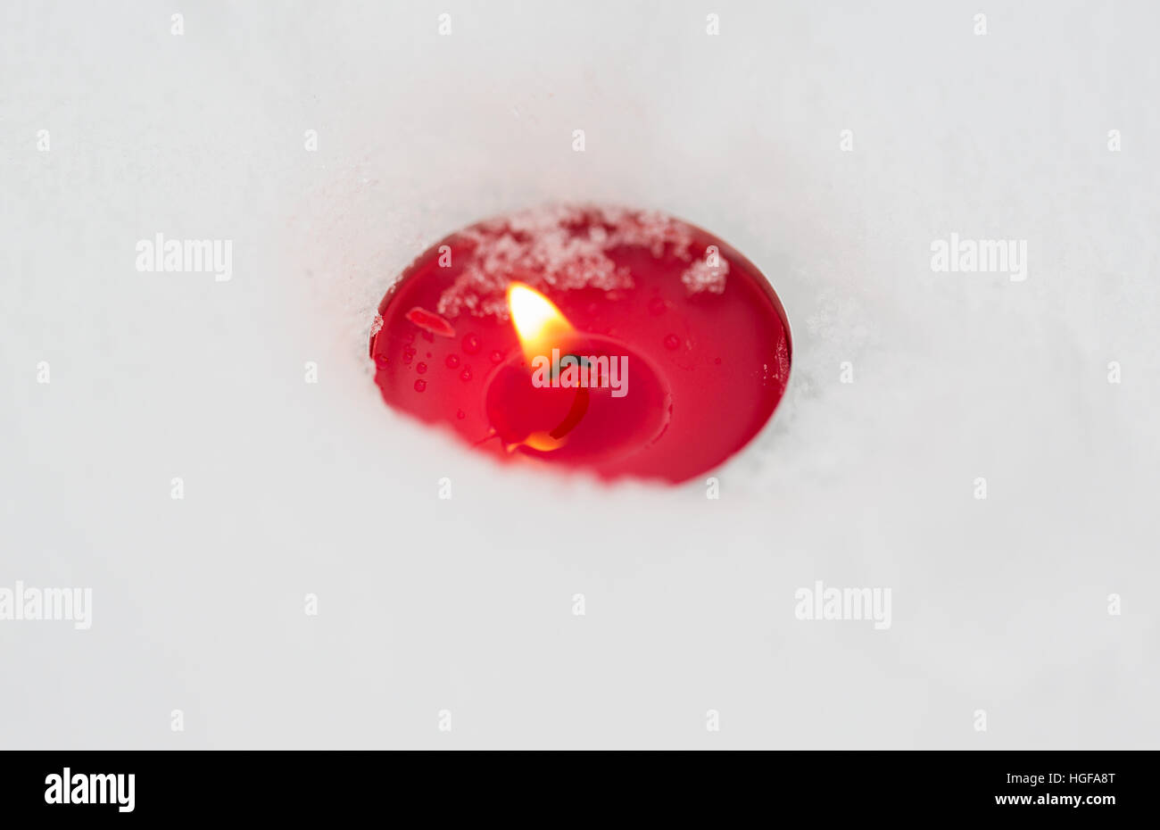 Snow on Fire Scented Candle