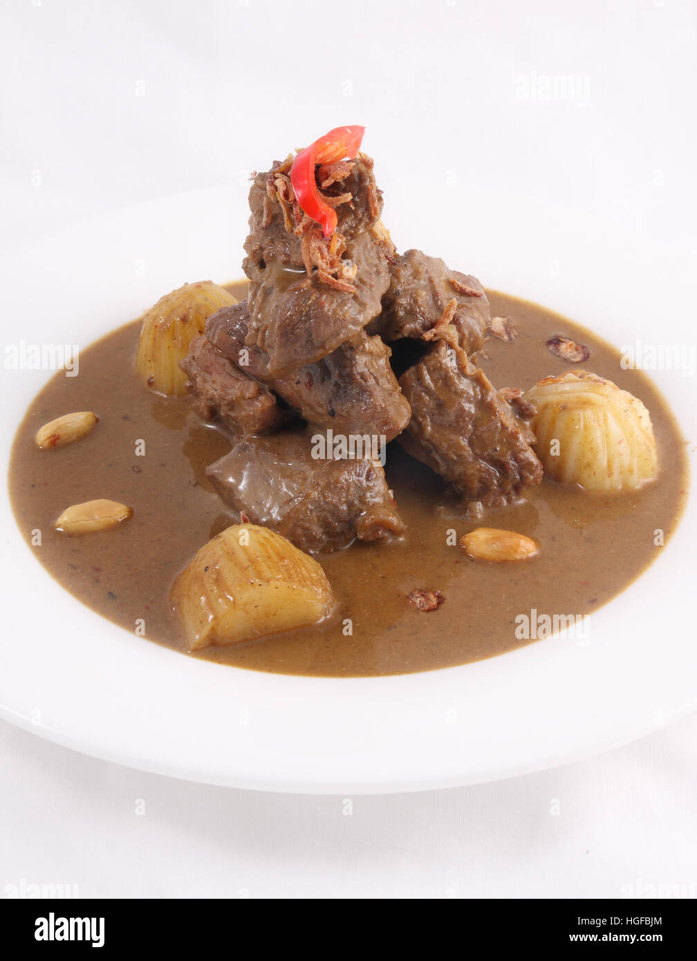 Massaman beef Stock Photo