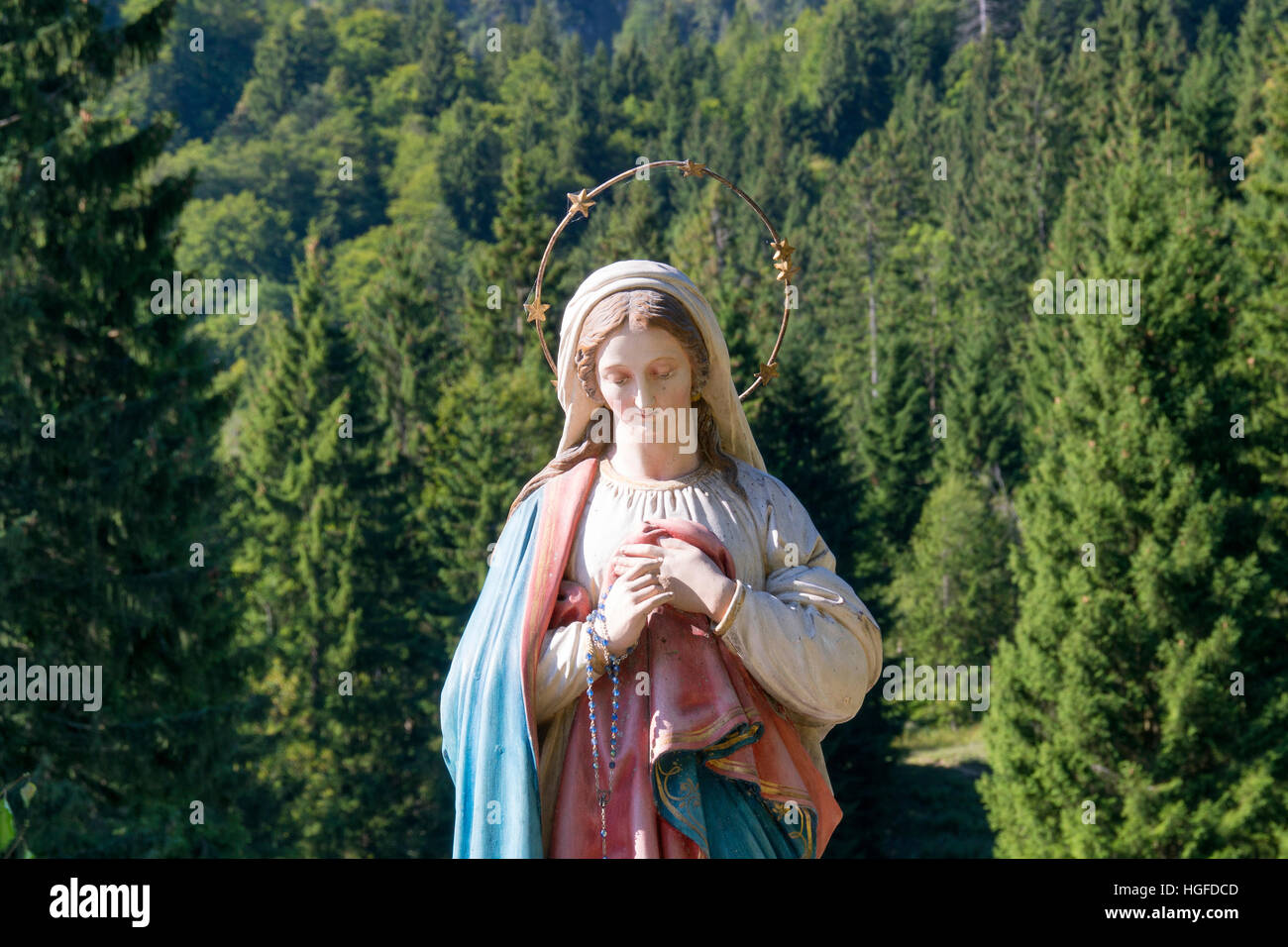 Mother of God, Mary, Bavaria Stock Photo